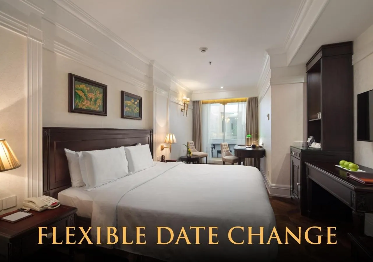 Bedroom, Bed in Silk Path Boutique Hanoi