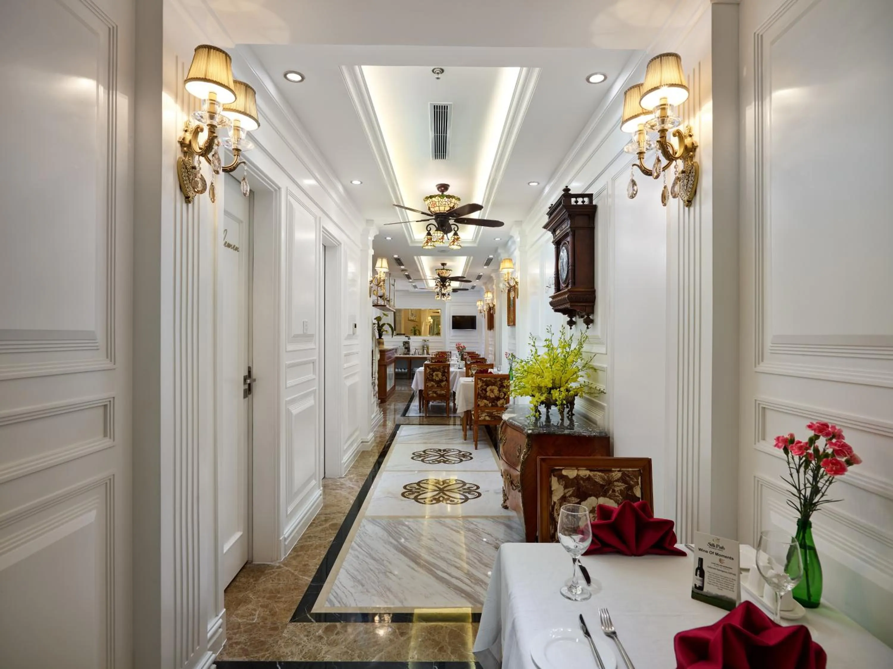 Floor plan in Silk Path Boutique Hanoi