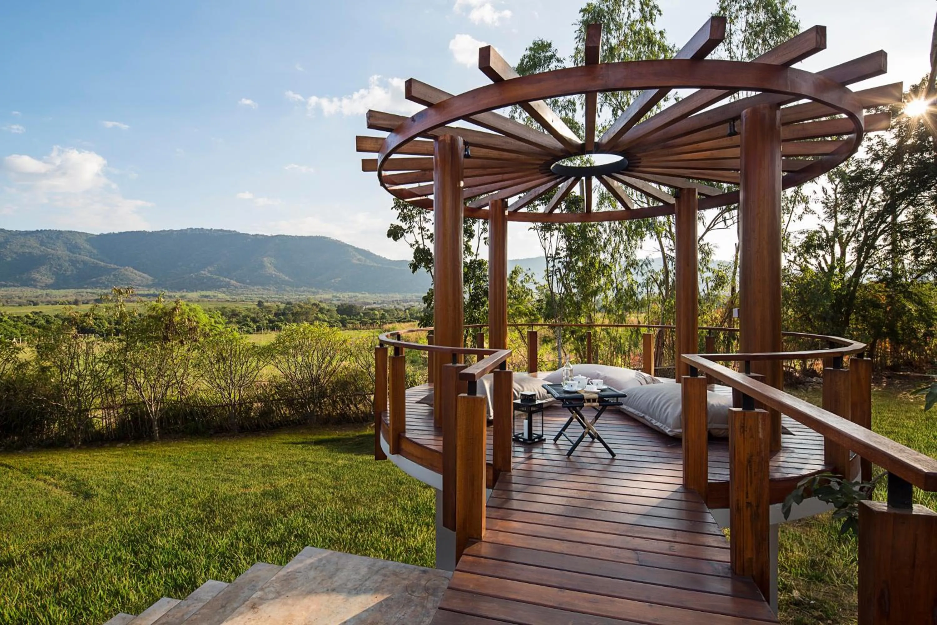 Mountain view in Boribot Pool Resort