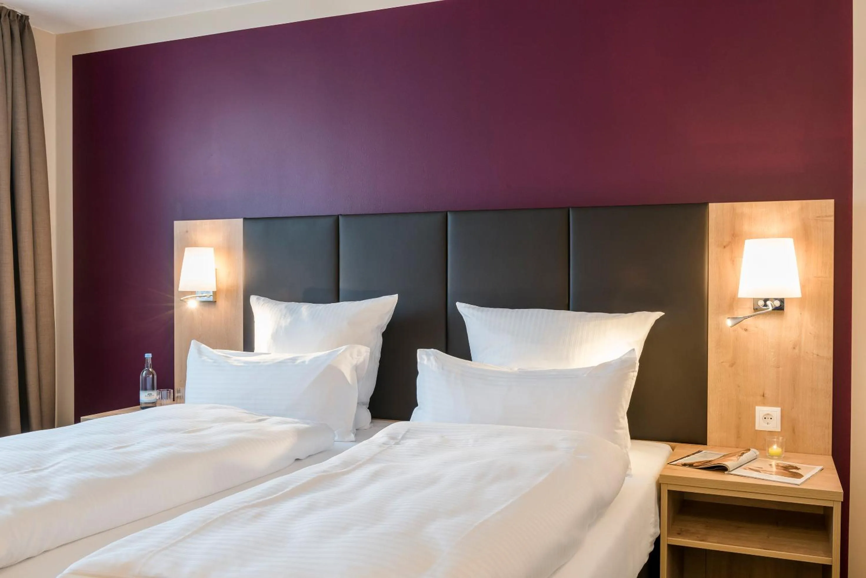 Bed in Die Post Hotel