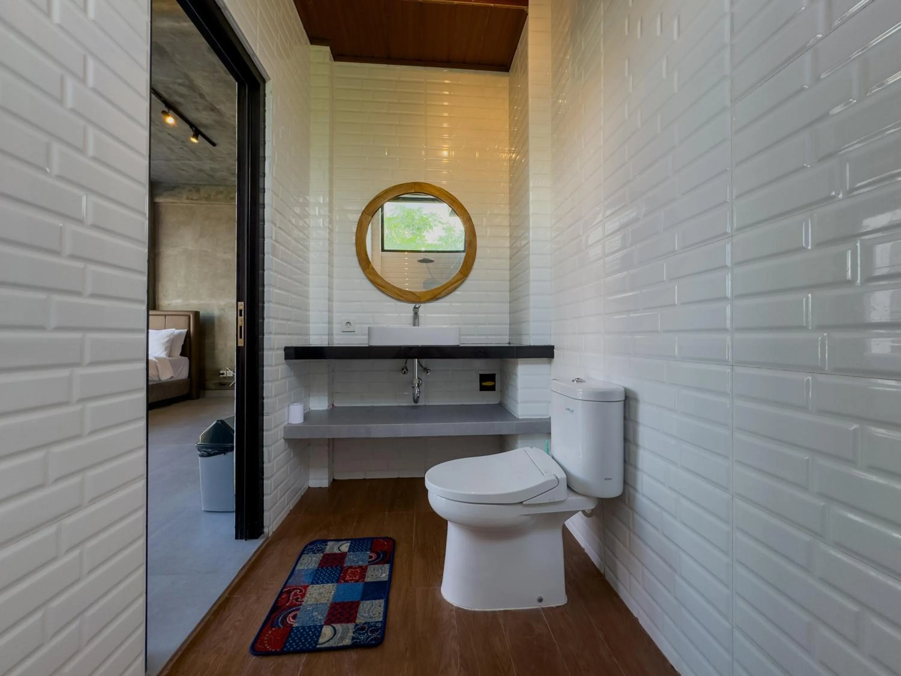 Bathroom in Sky Apartments and Suites