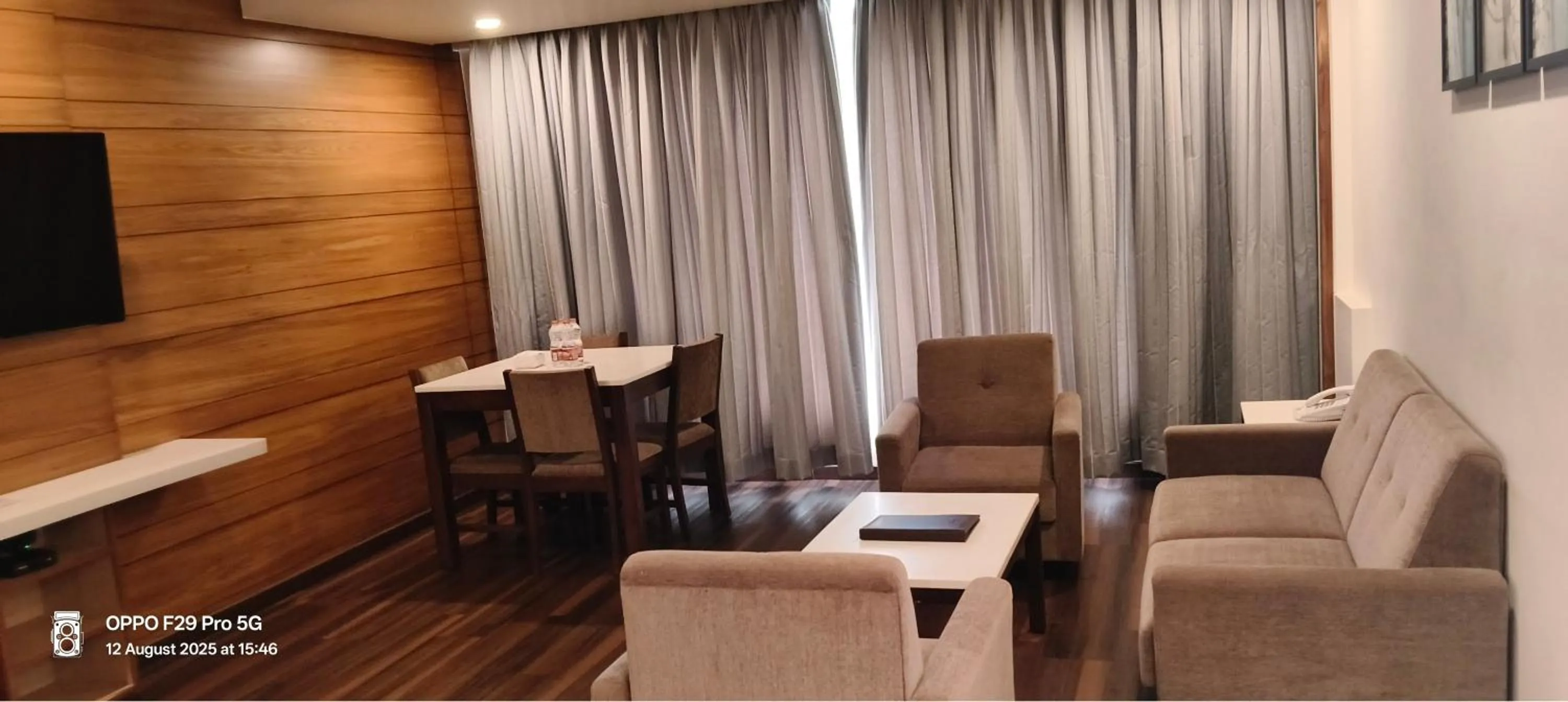 Seating area in Royal Ritis Hubballi