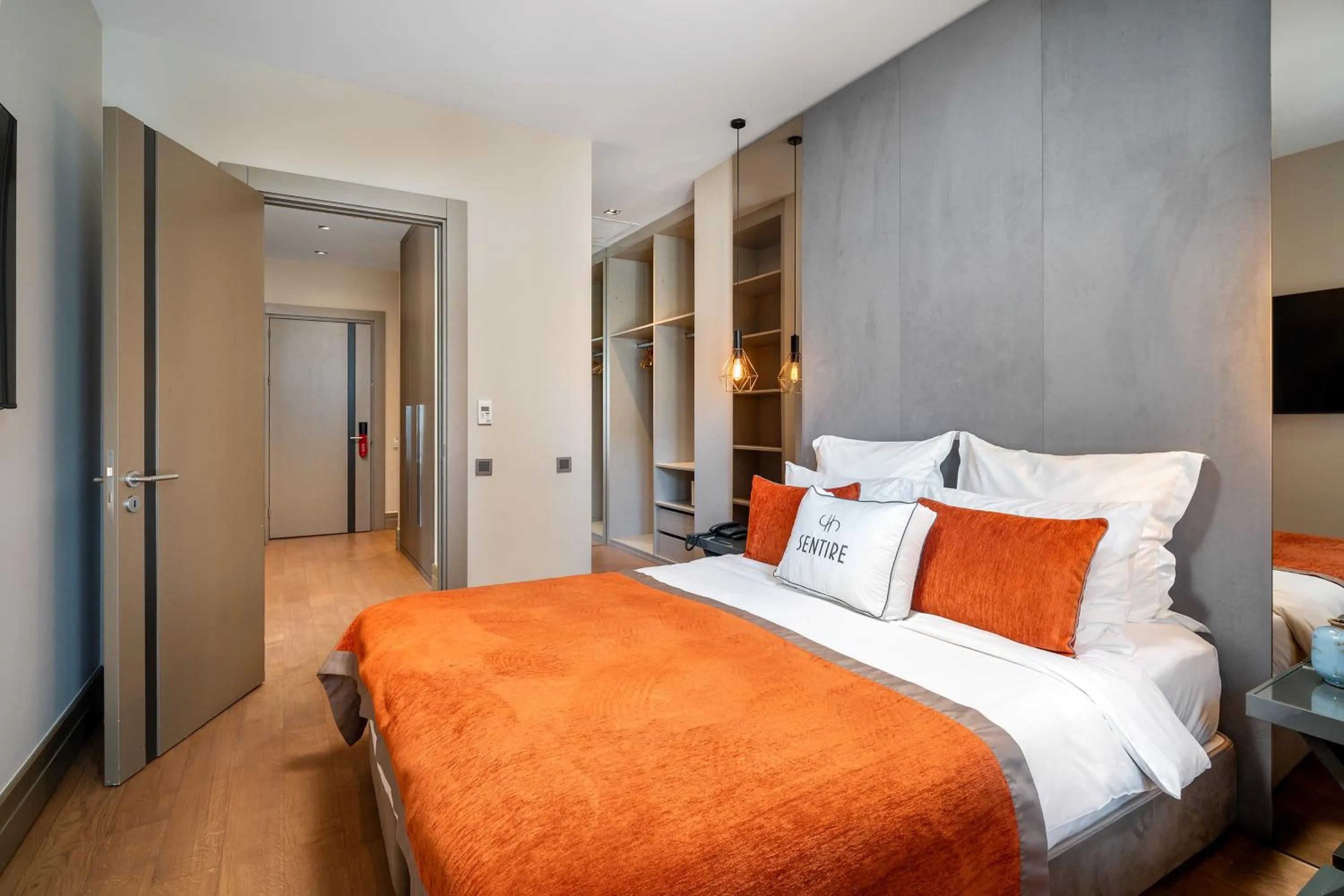 Bed in Sentire Hotels & Residences Taksim