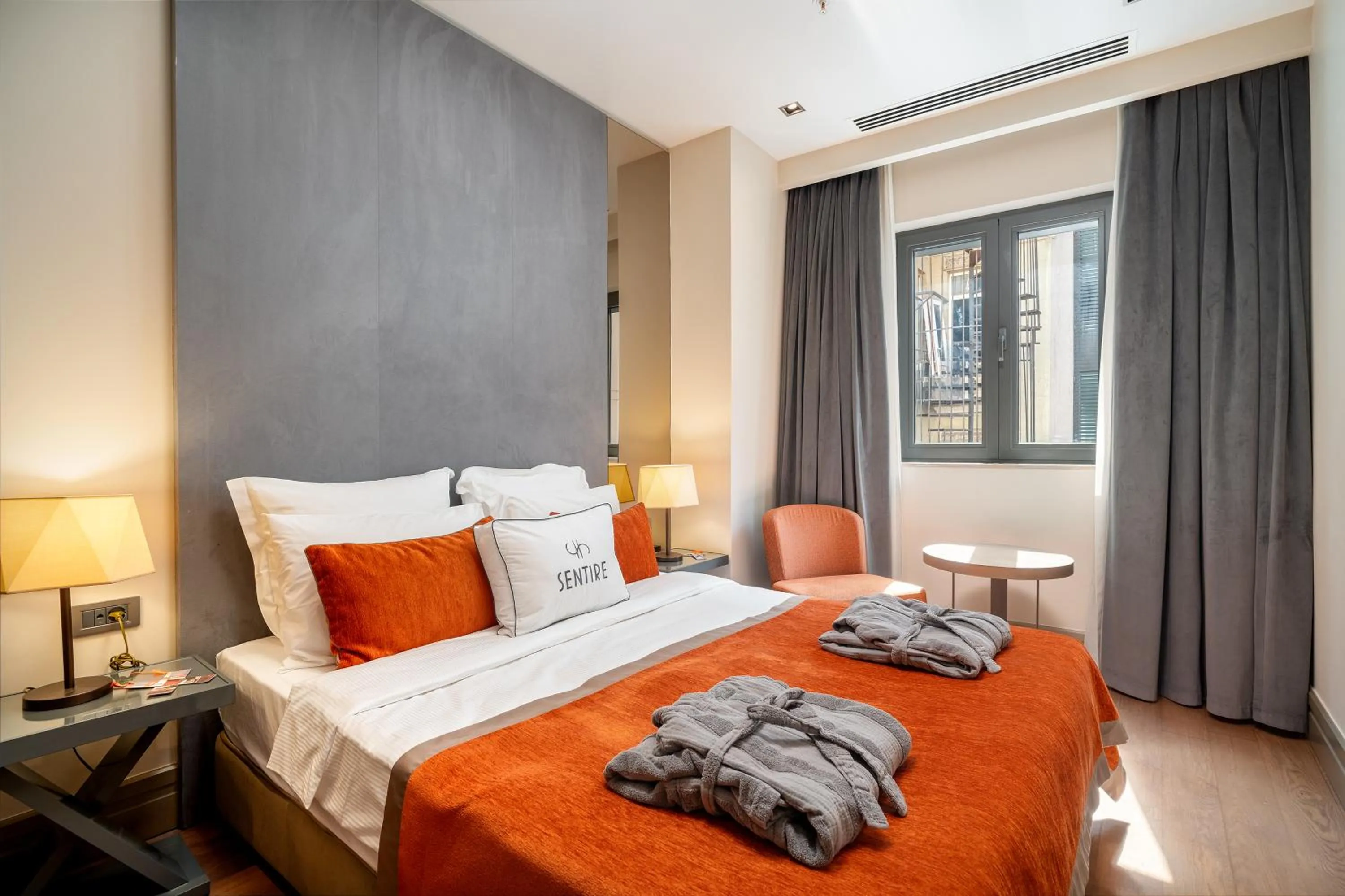 Bed in Sentire Hotels & Residences Taksim