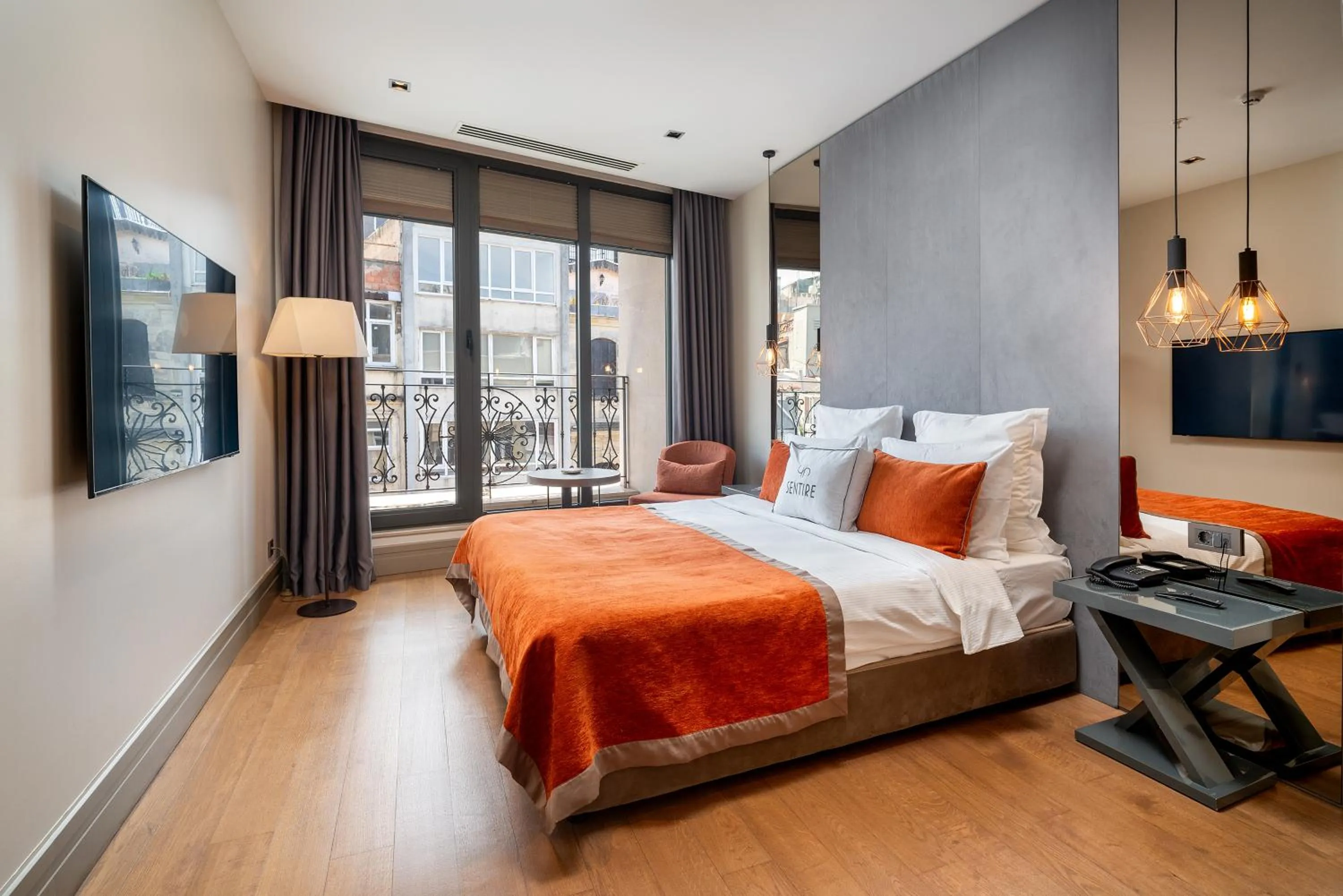 Bed in Sentire Hotels & Residences Taksim