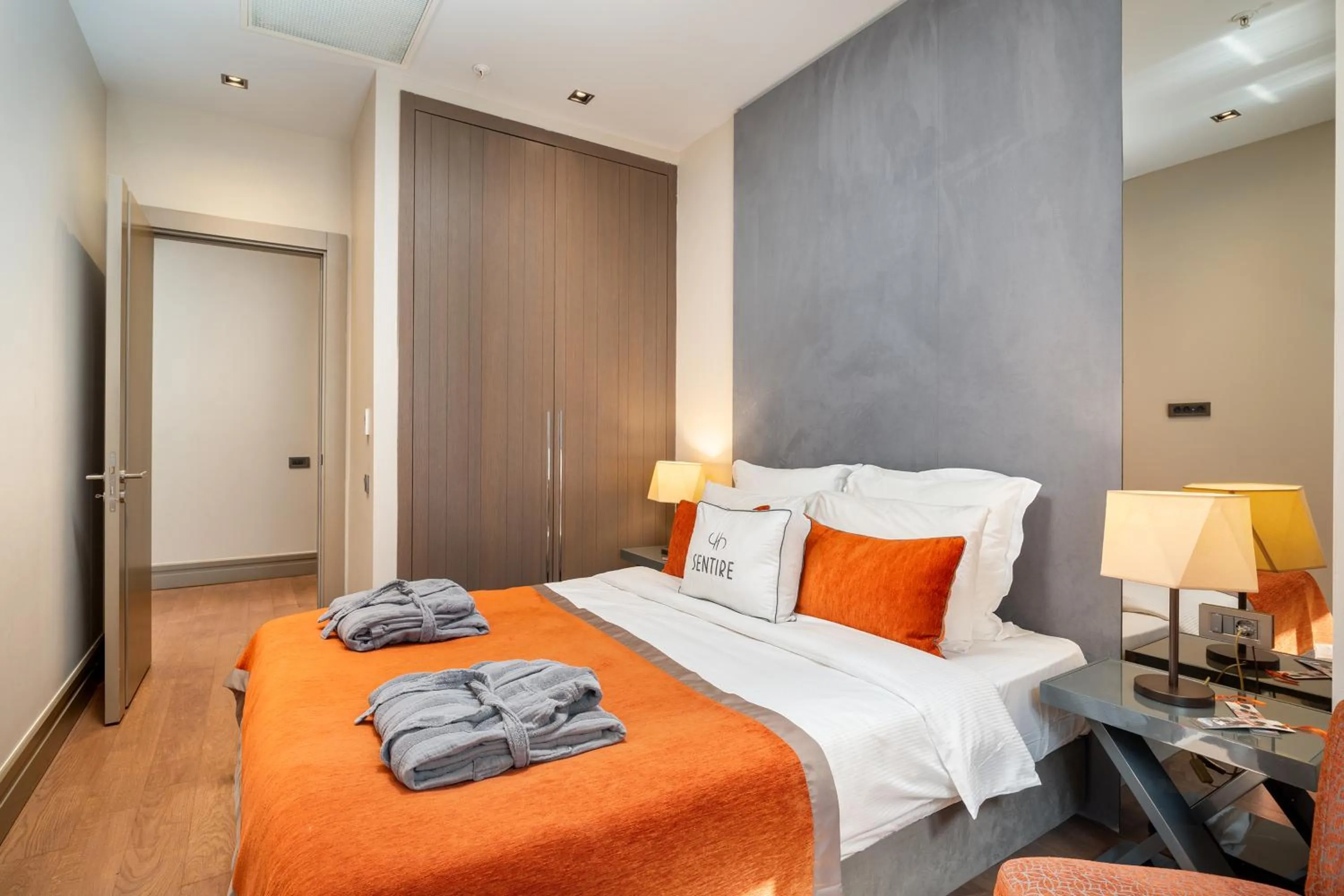 Bed in Sentire Hotels & Residences Taksim