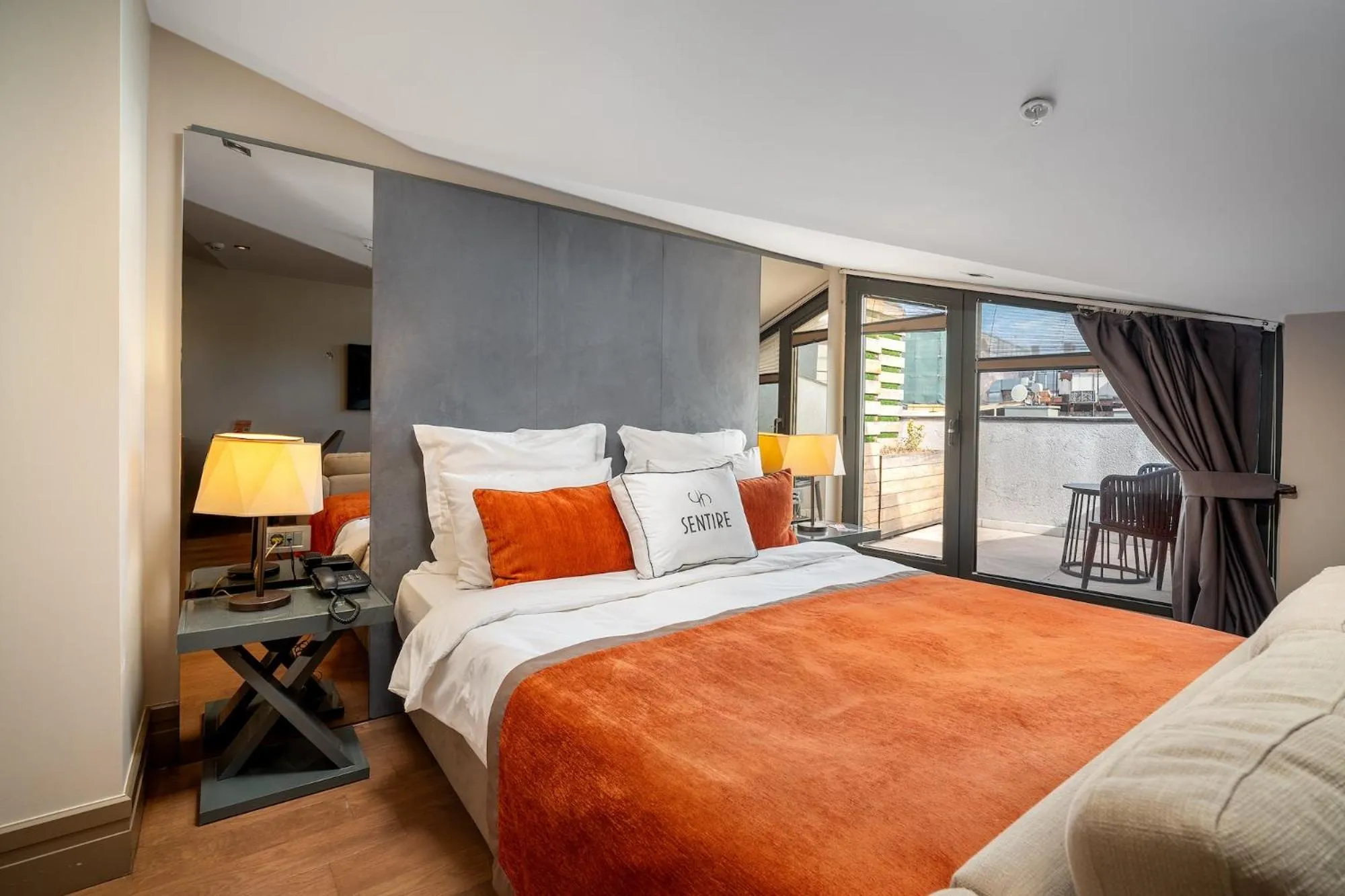 Bed in Sentire Hotels & Residences Taksim