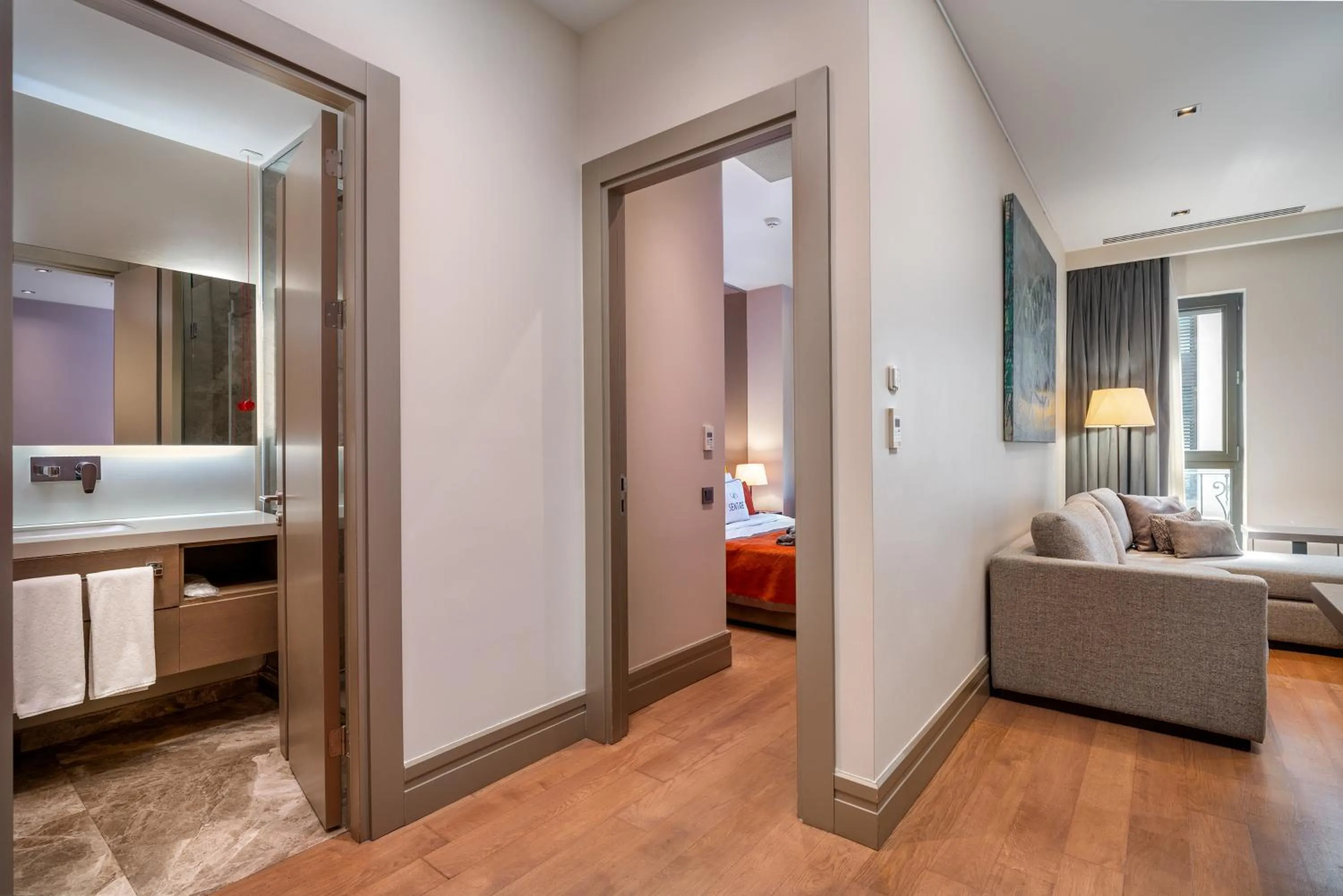 Bed in Sentire Hotels & Residences Taksim