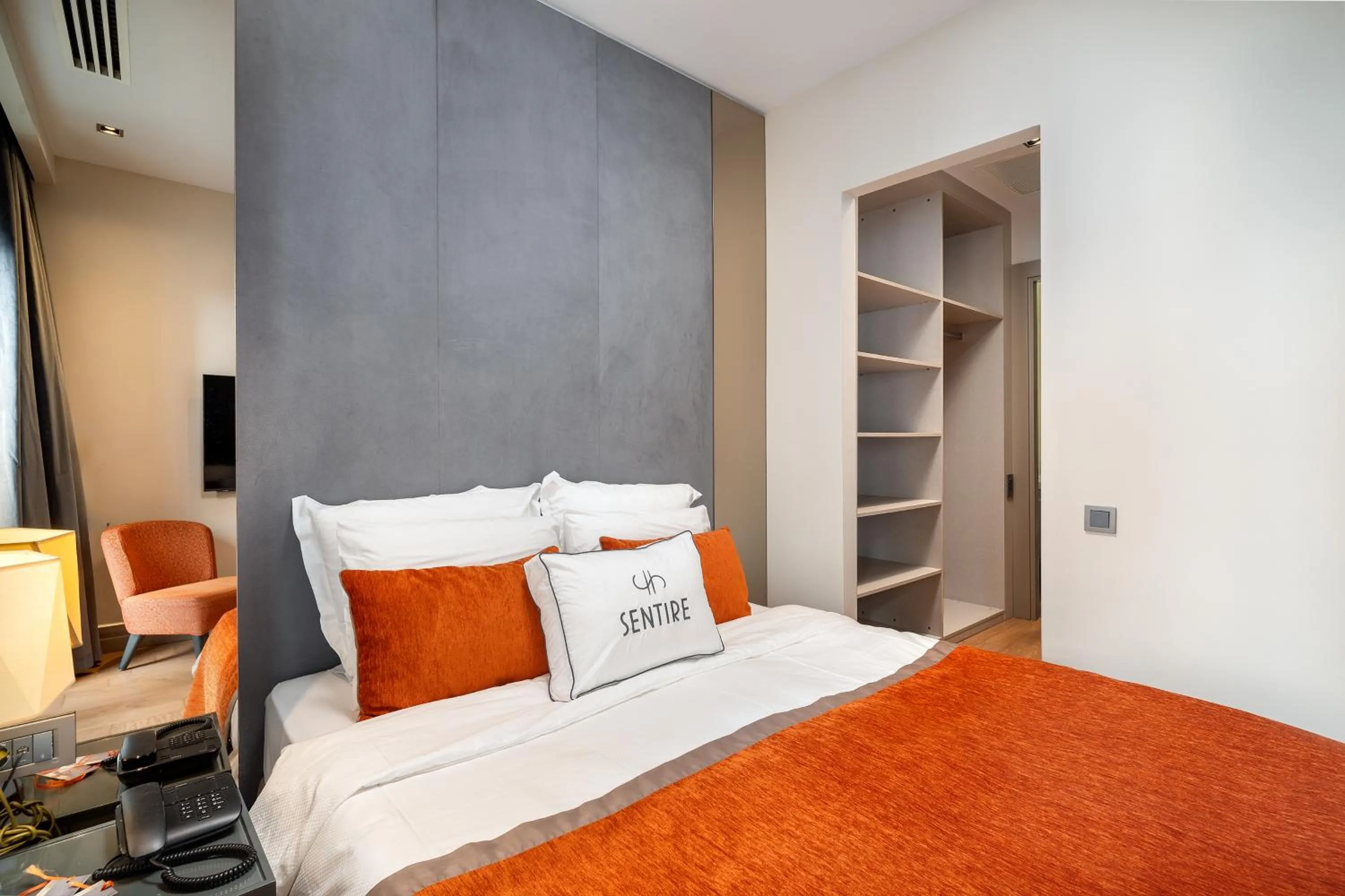 Bed in Sentire Hotels & Residences Taksim