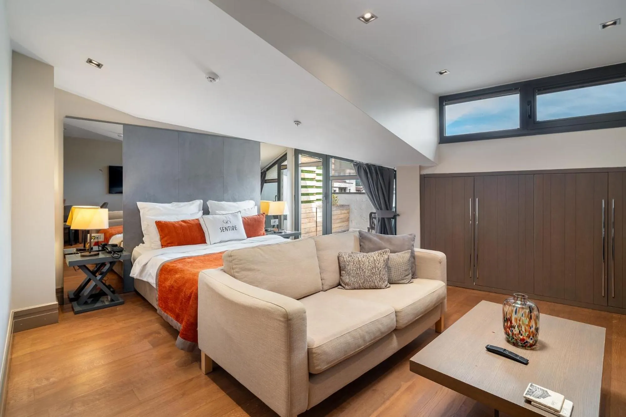 Bed in Sentire Hotels & Residences Taksim