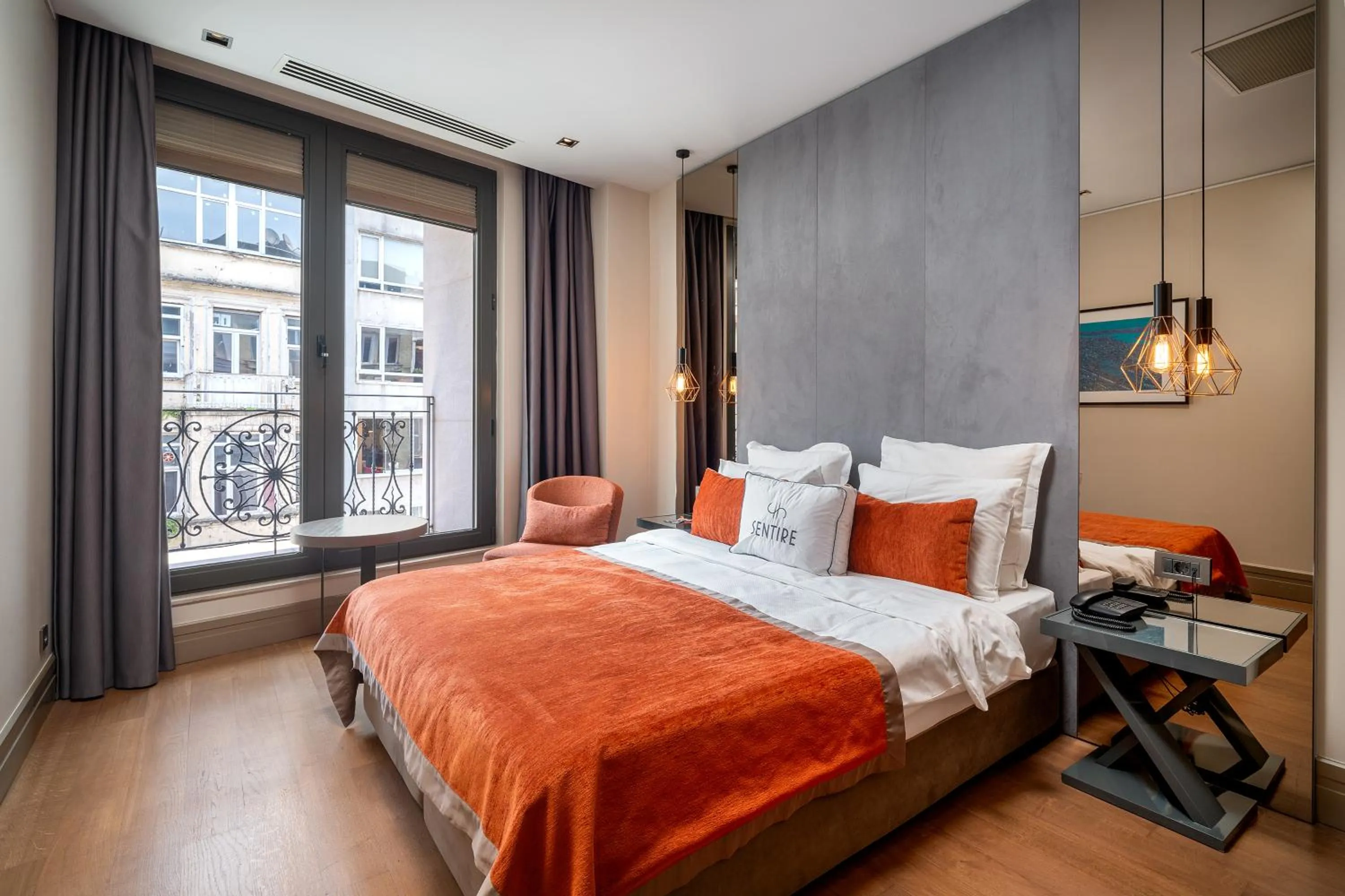 Bed in Sentire Hotels & Residences Taksim