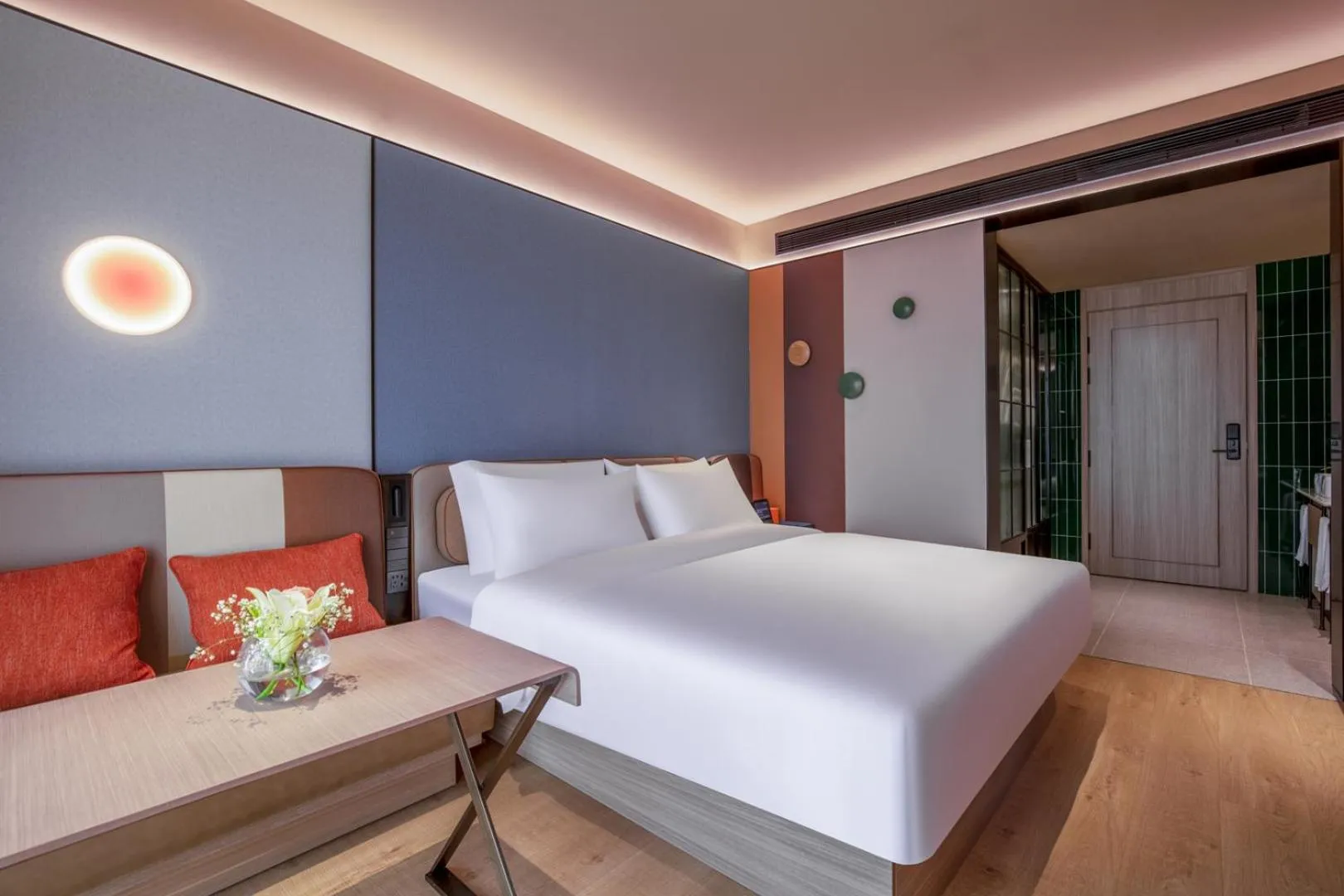 Bed in Orange Hotel Beijing Changping Future Science City