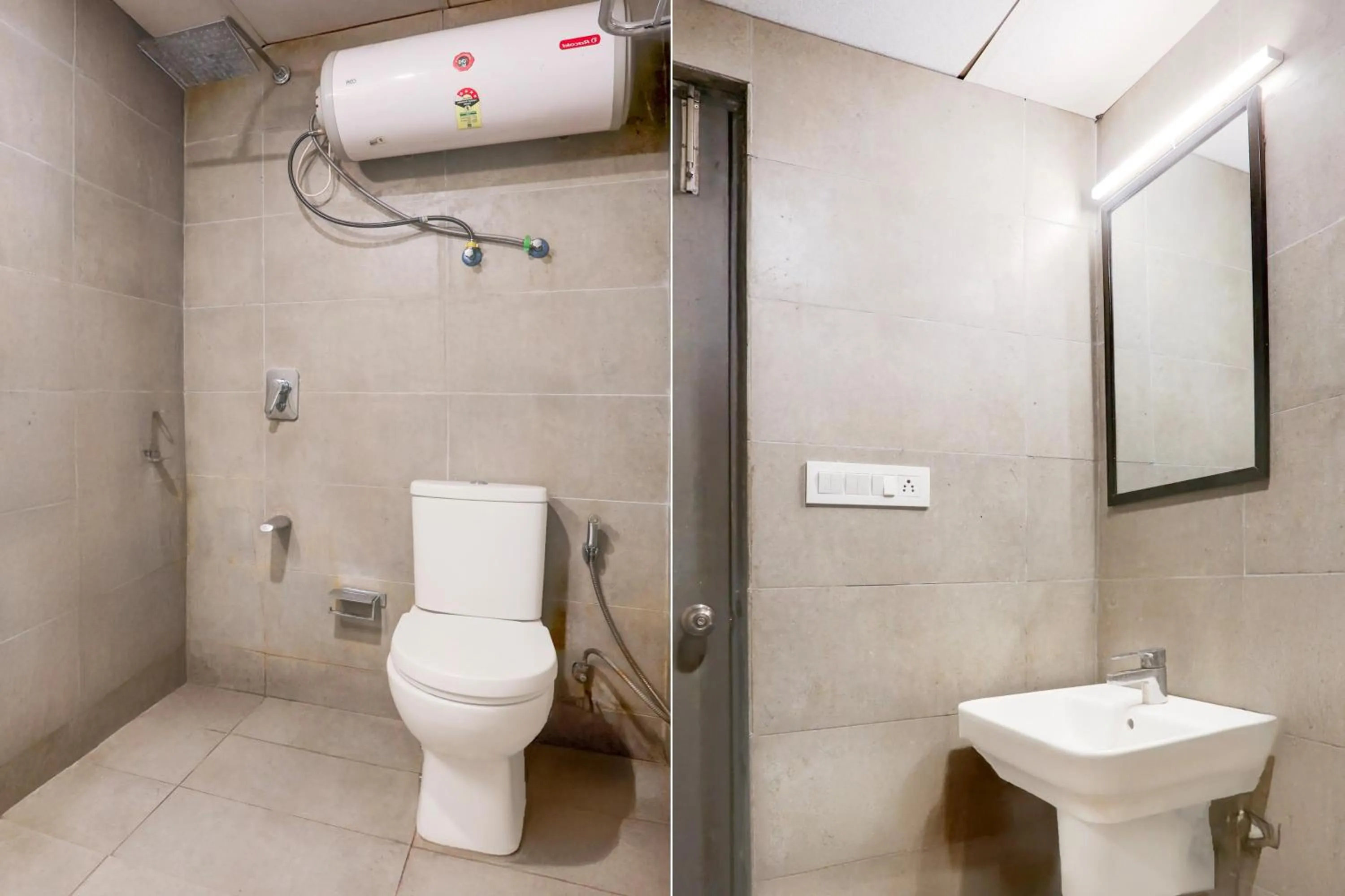 Bathroom in Super Townhouse Prayagraj Near Railway Station Formerly Santosh Palace