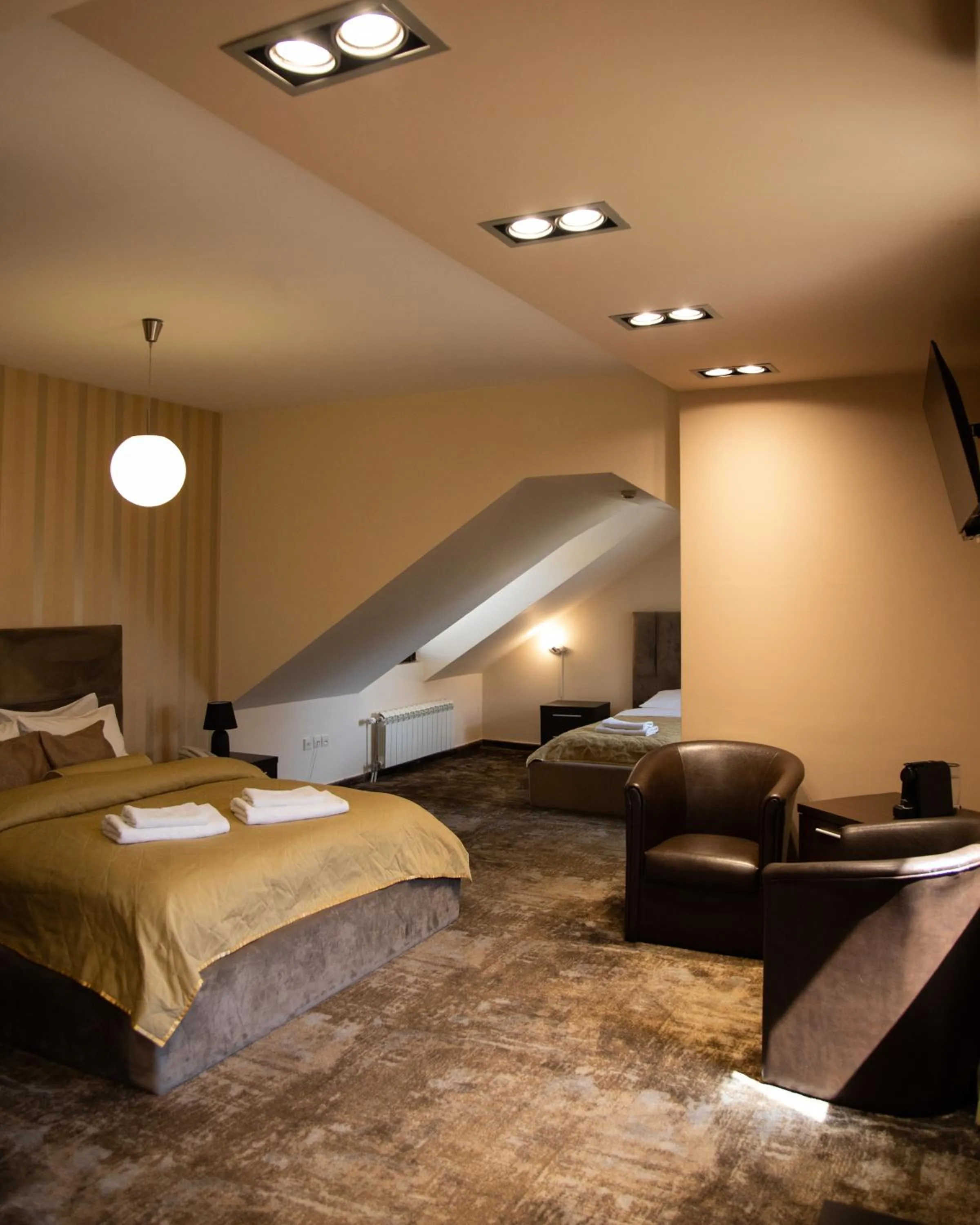 Bed in Guest House Panorama Aqualux with Free Parking