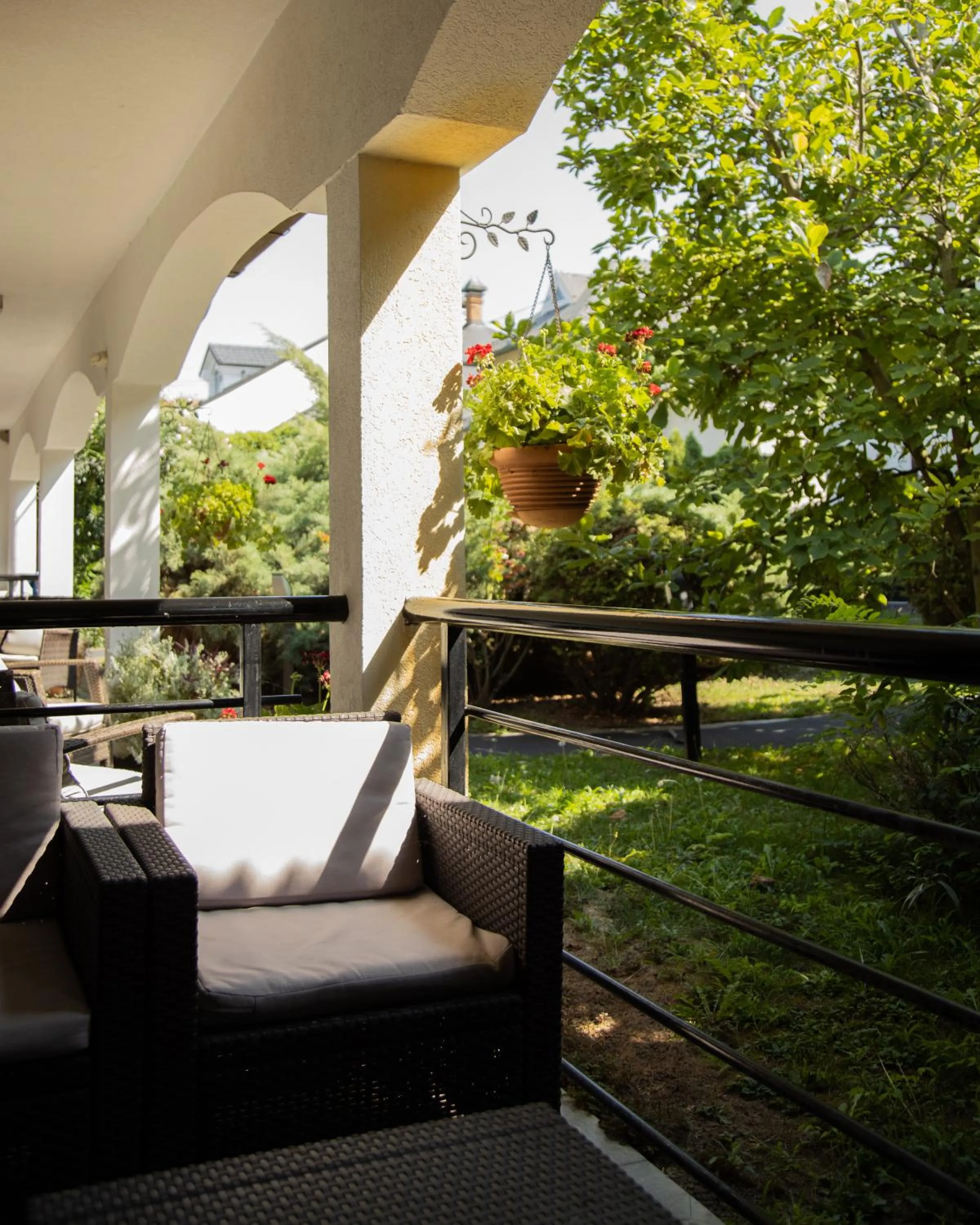 Patio in Guest House Panorama Aqualux with Free Parking