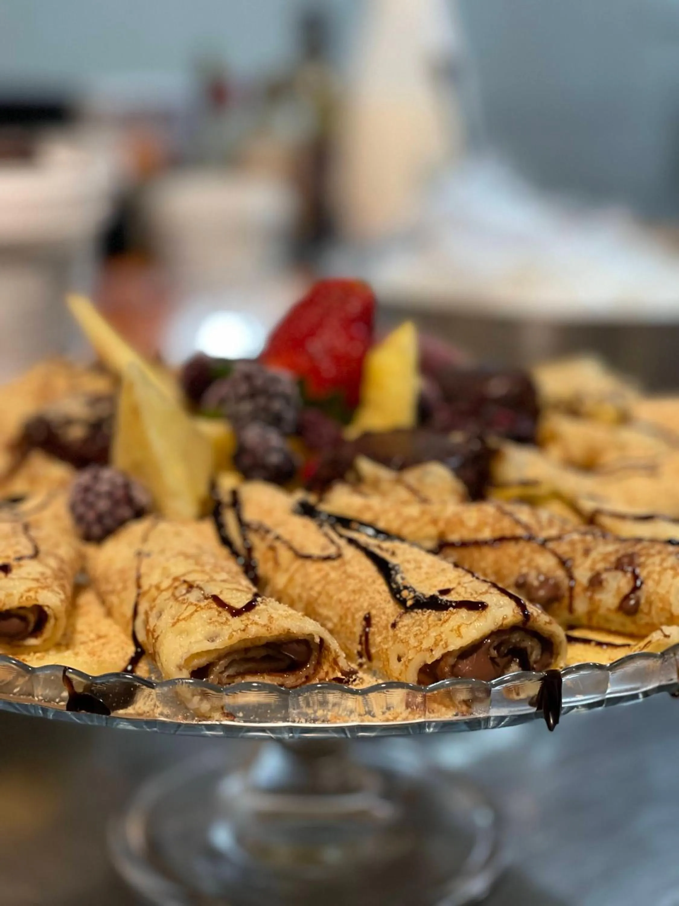 Buffet breakfast in Guest House Panorama Aqualux with Free Parking