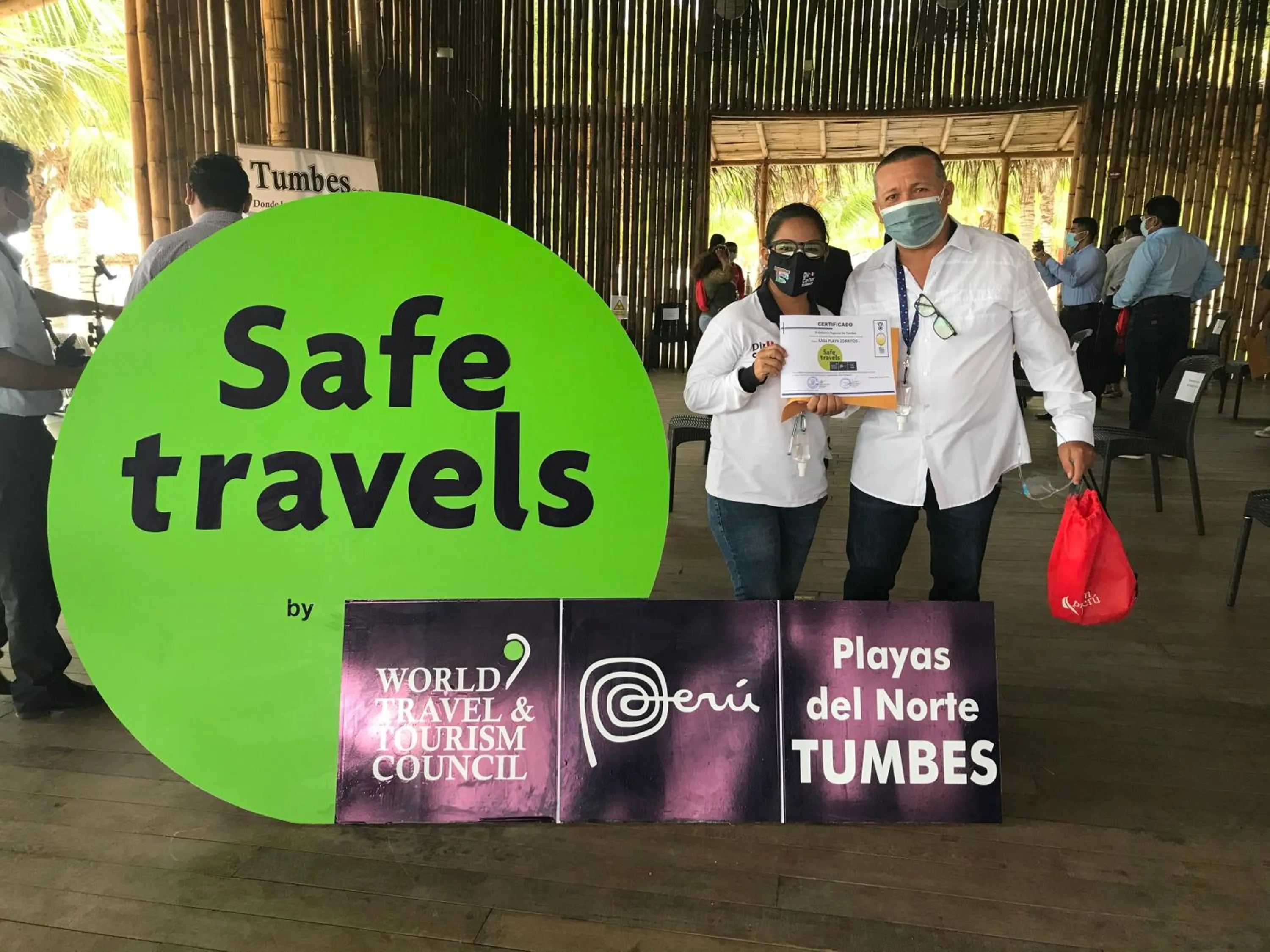 Certificate/Award in Hotel Casa Playa Zorritos