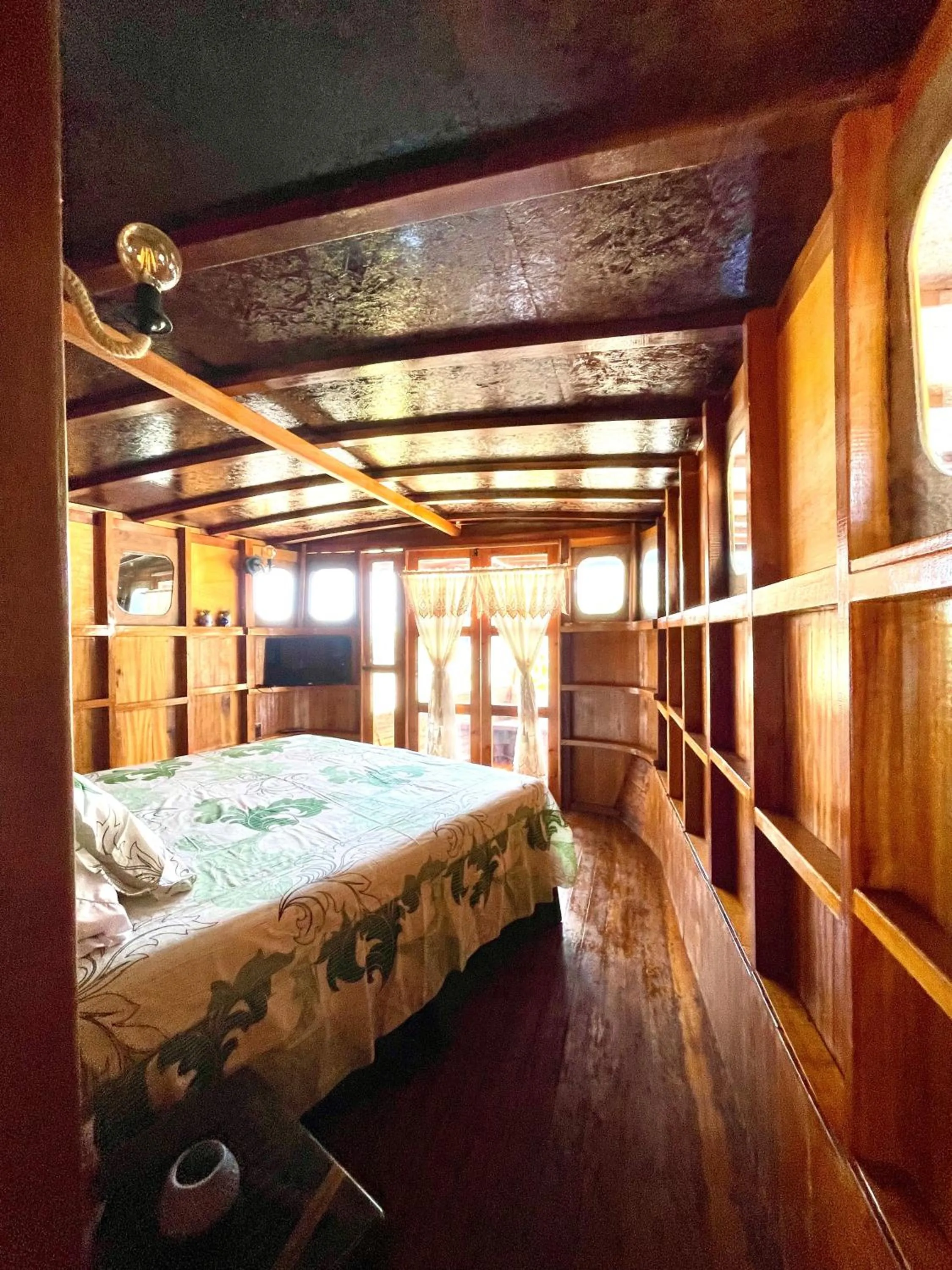 Bed in Hotel Casa Playa Zorritos