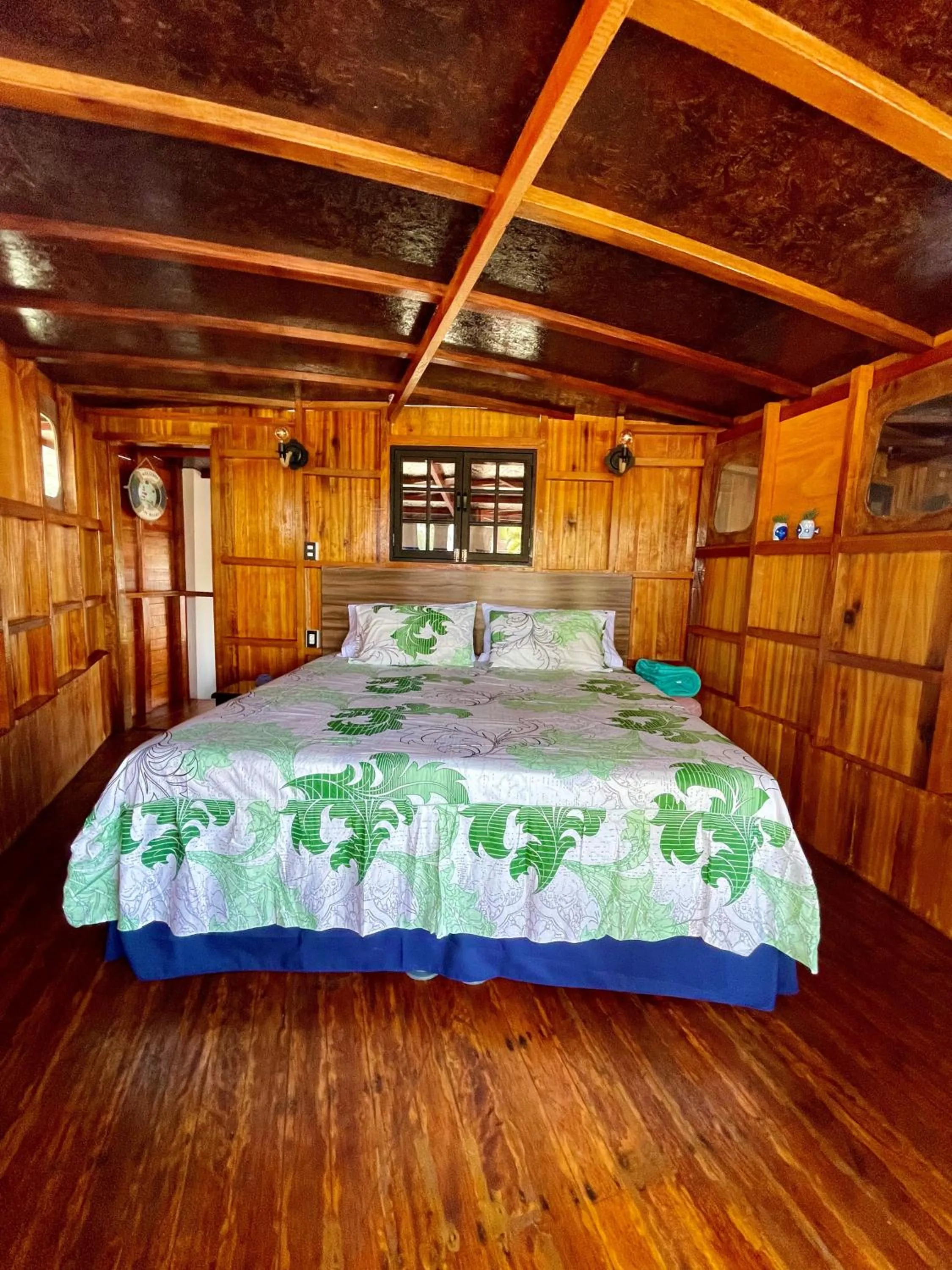 Bed in Hotel Casa Playa Zorritos