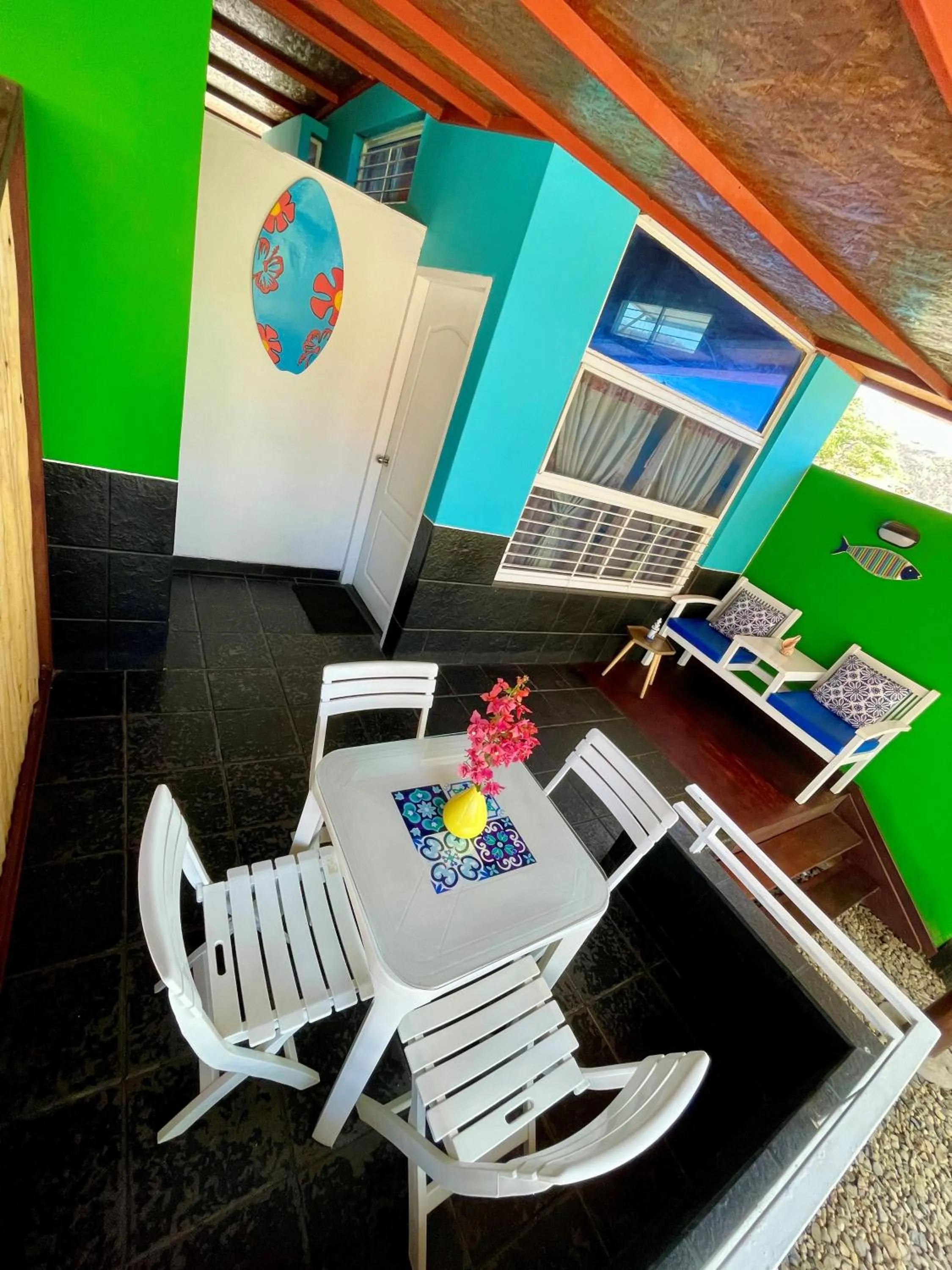 Balcony/Terrace in Hotel Casa Playa Zorritos