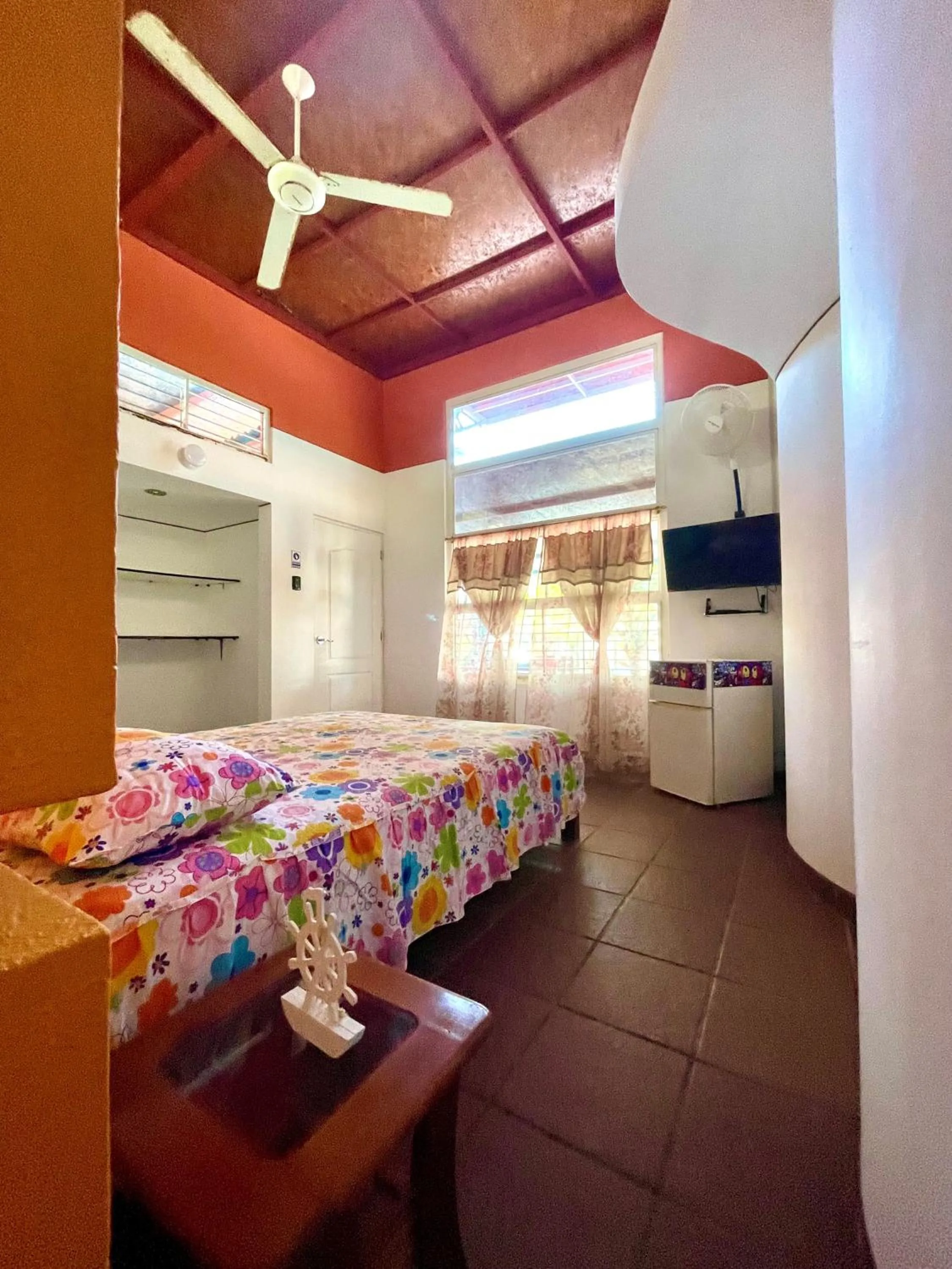 Bed in Hotel Casa Playa Zorritos