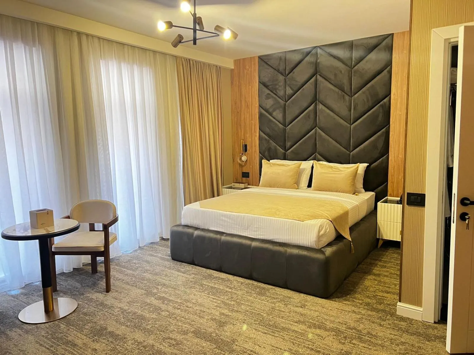 Photo of the whole room, Bed in White Breeze Hotel