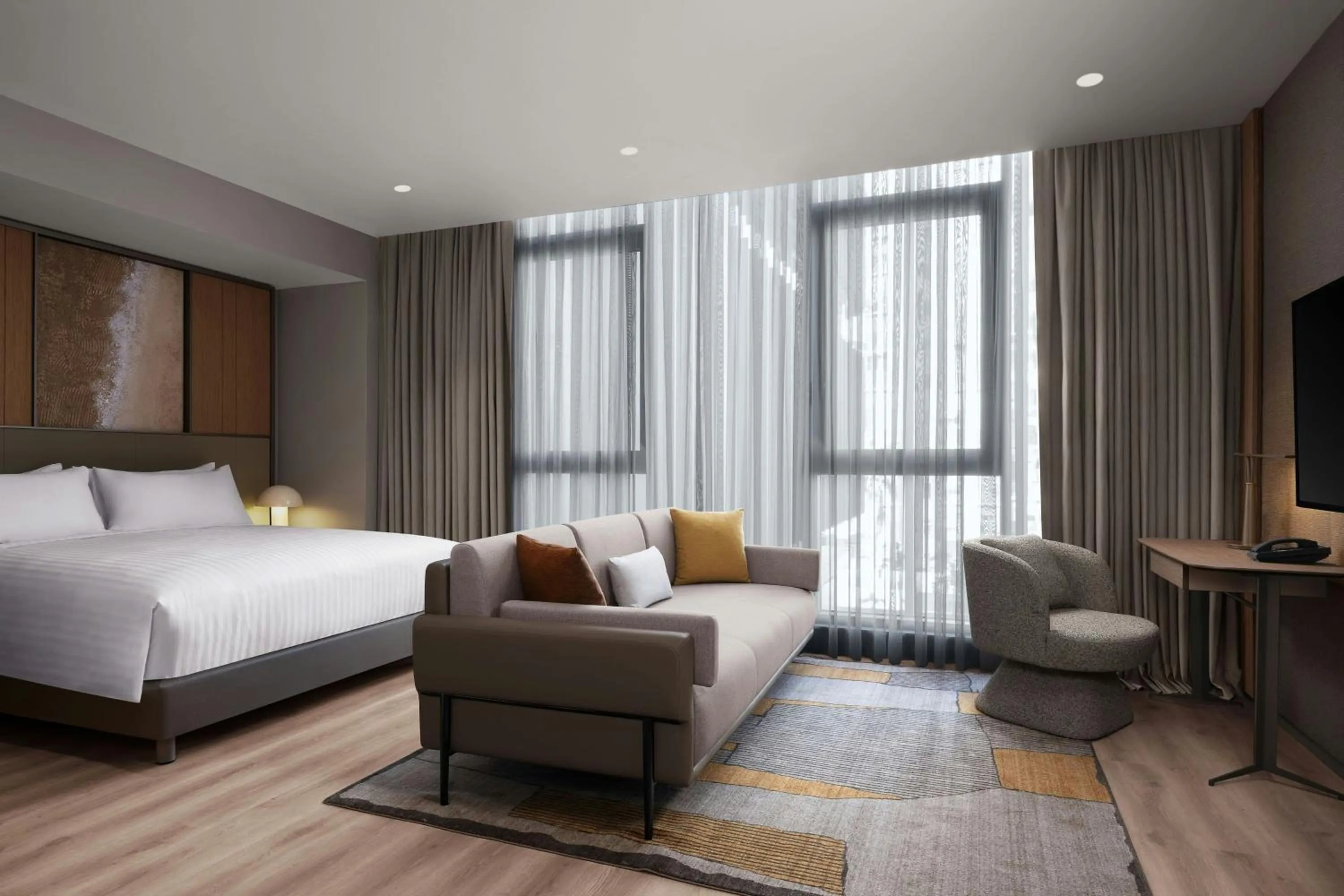 Bedroom, Bed in Marriott Executive Apartments Antalya