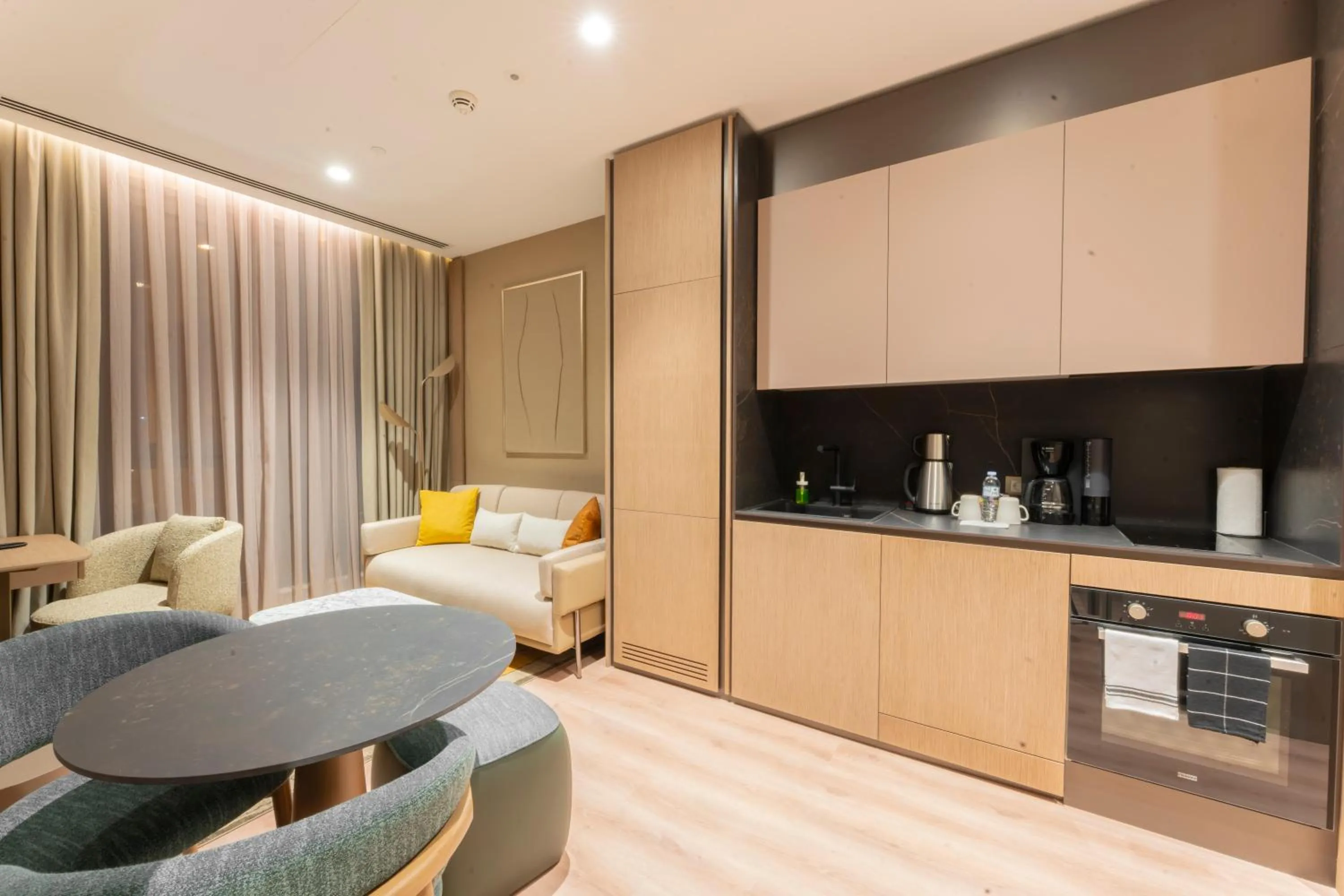 Kitchen or kitchenette in Marriott Executive Apartments Antalya