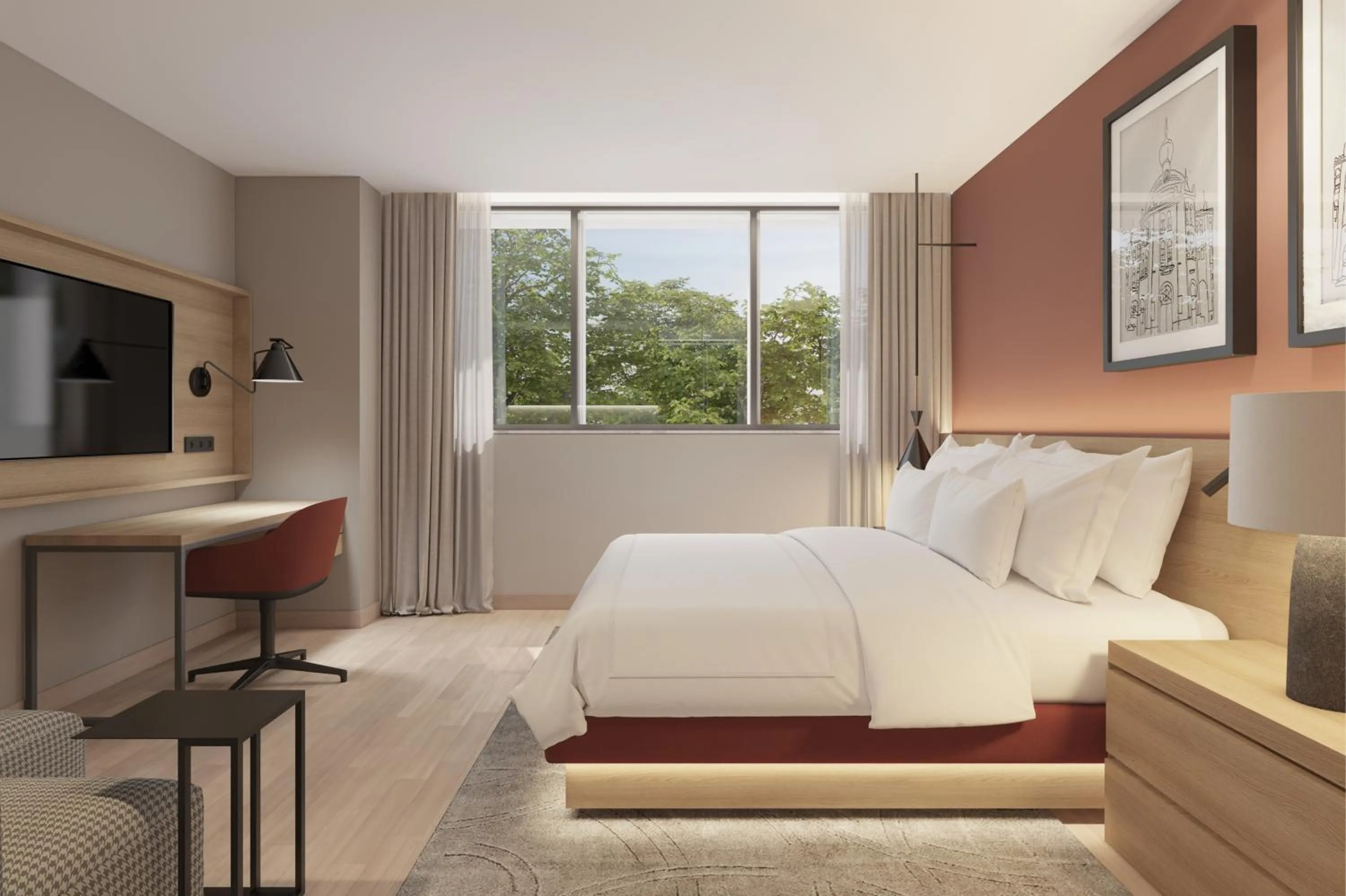 Bedroom, Bed in Residence Inn by Marriott Lisbon