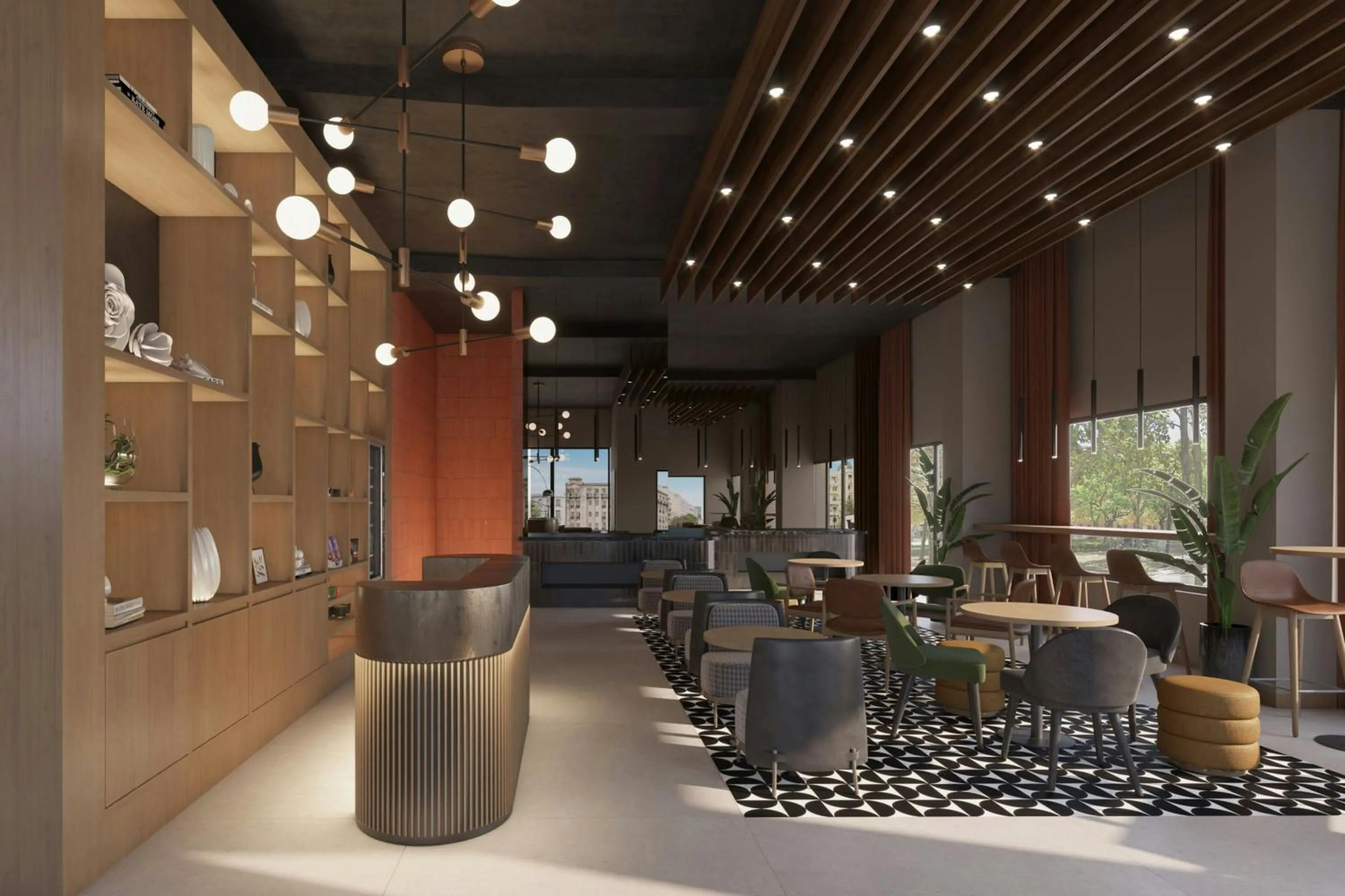 Lounge or bar in Residence Inn by Marriott Lisbon