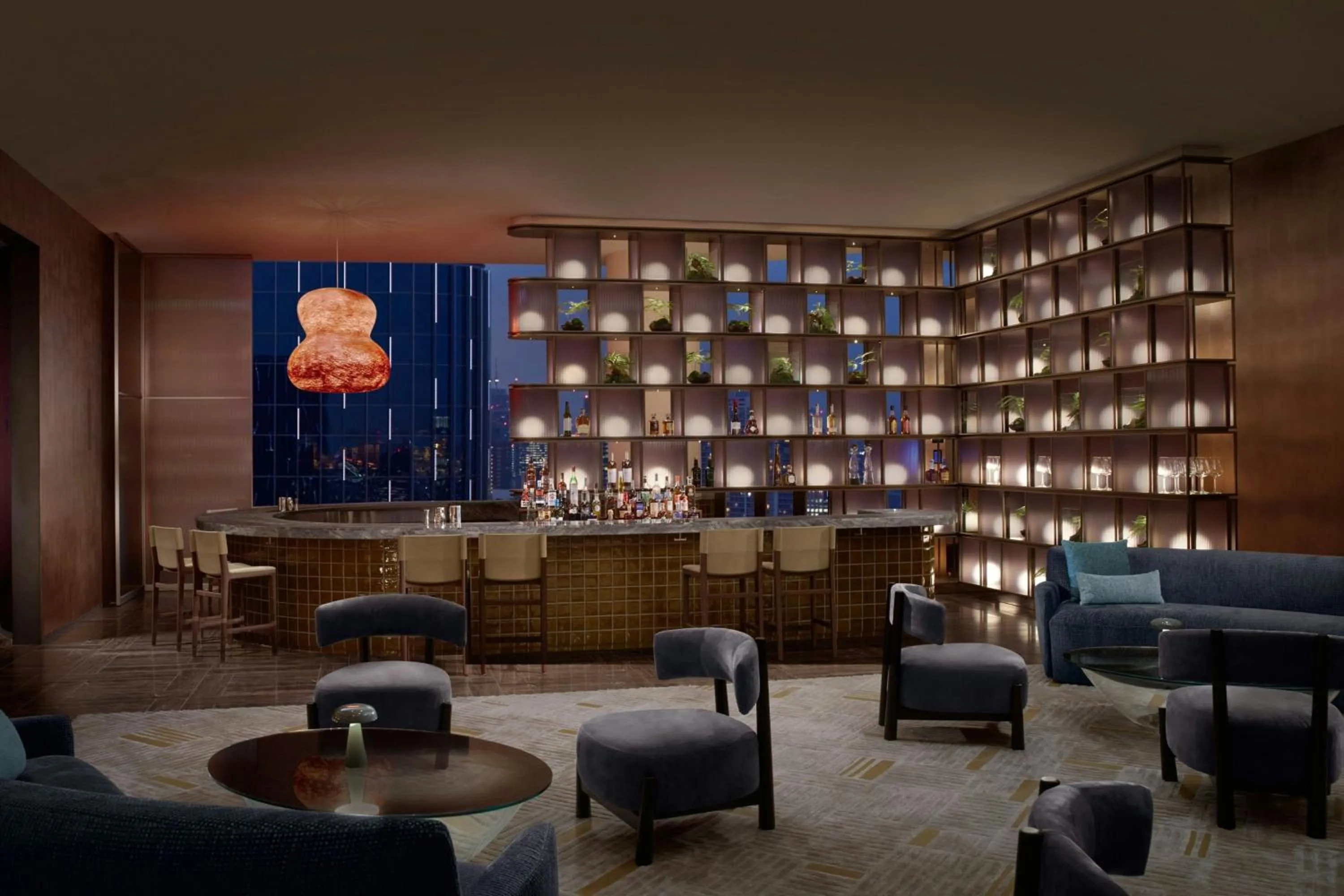 Lounge or bar in JW Marriott Hotel Tokyo