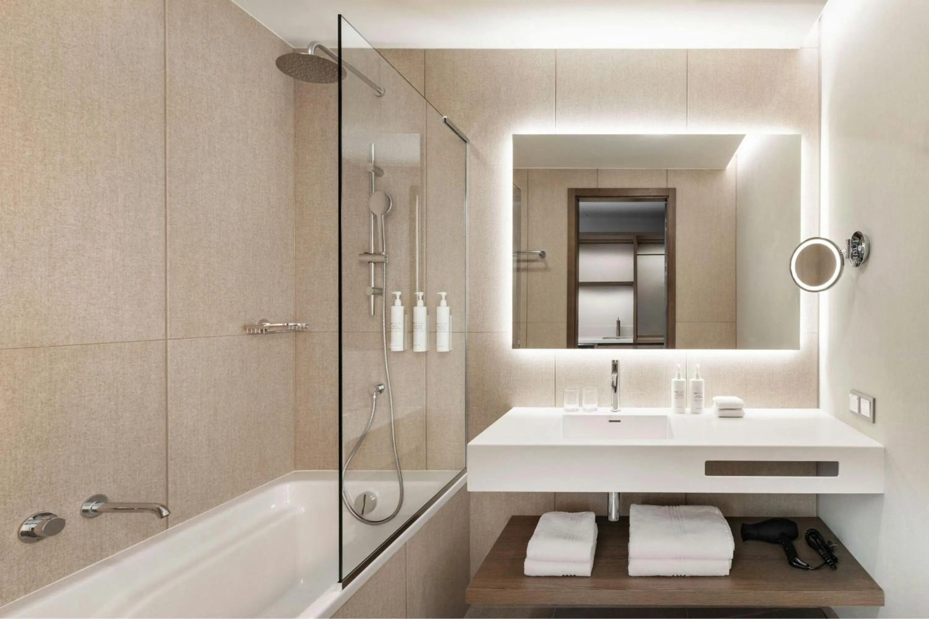 Bathroom in AC Hotel by Marriott Vilnius