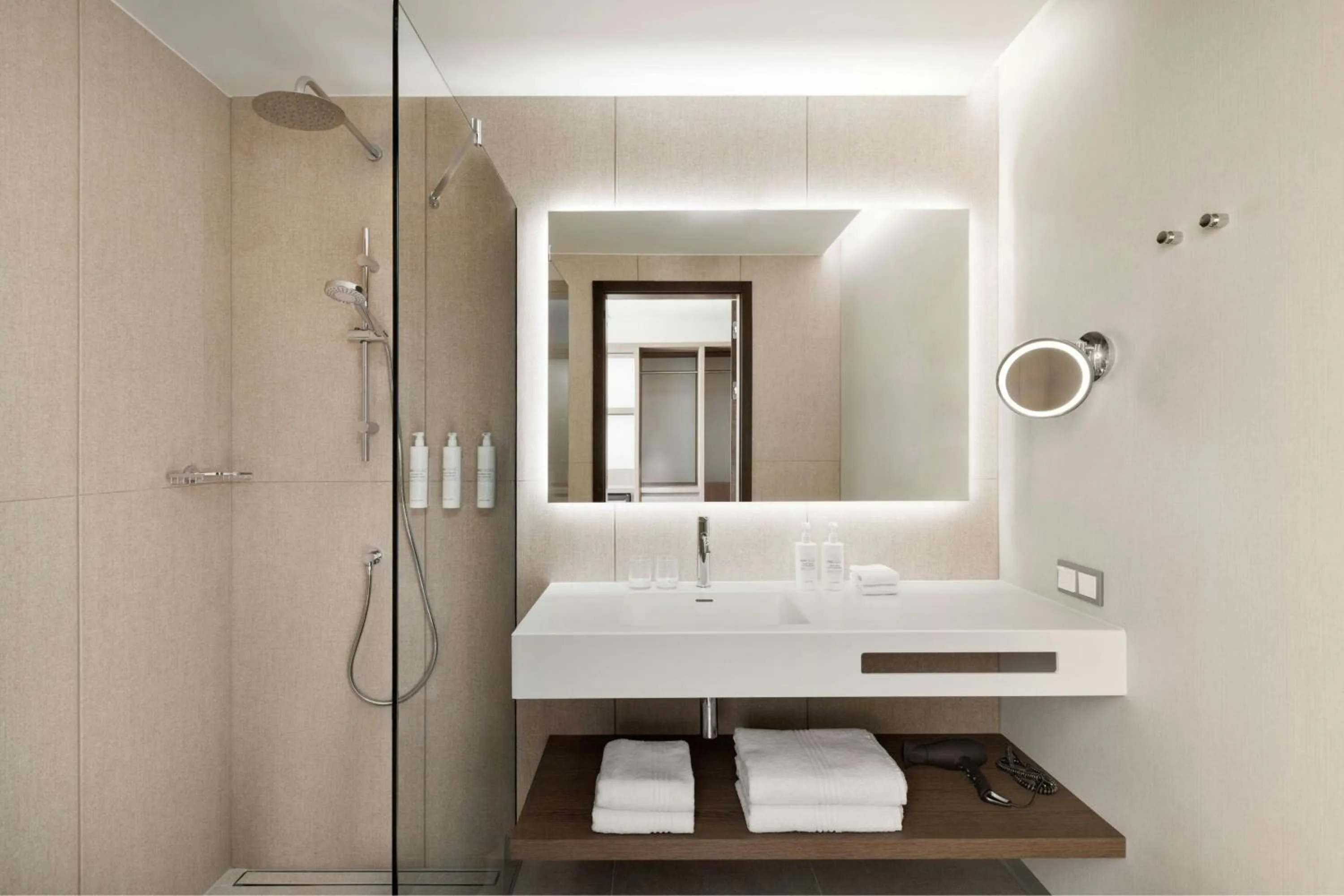 Bathroom in AC Hotel by Marriott Vilnius