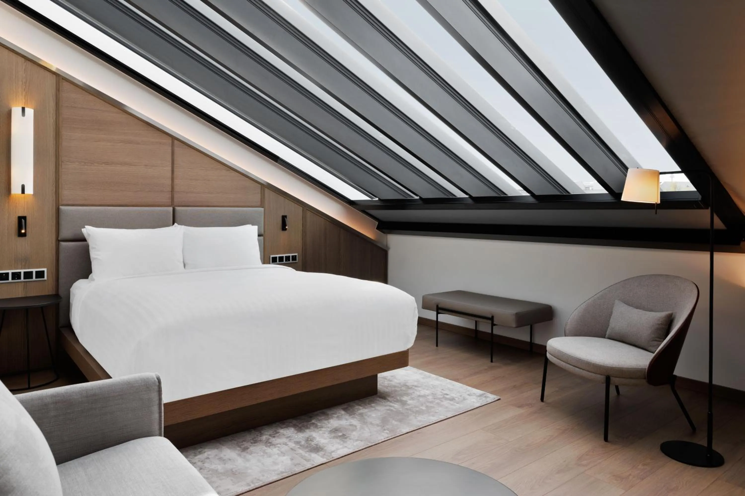 Bedroom, Bed in AC Hotel by Marriott Vilnius