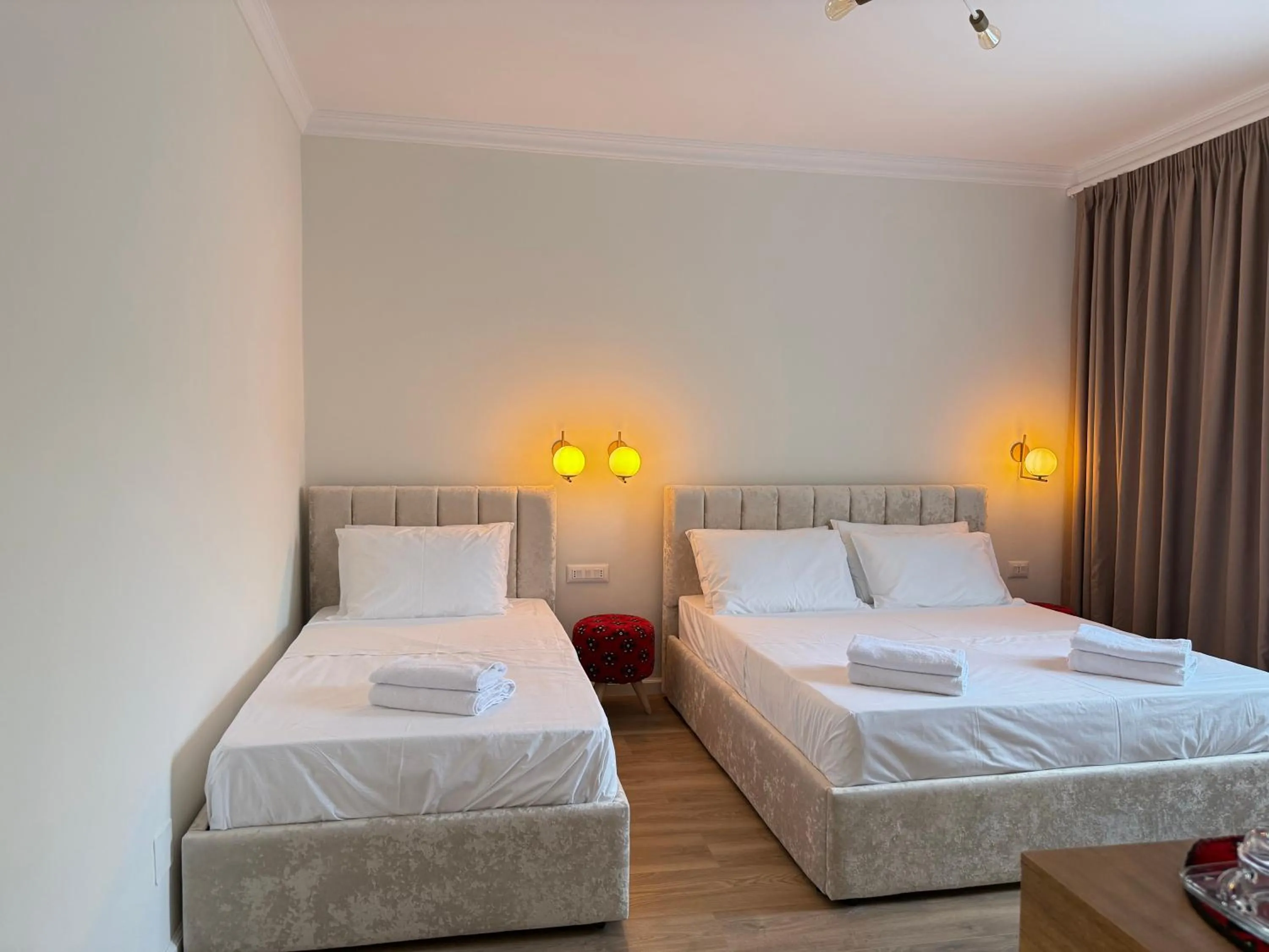 Bed in Museum Boutique Hotel Tirana