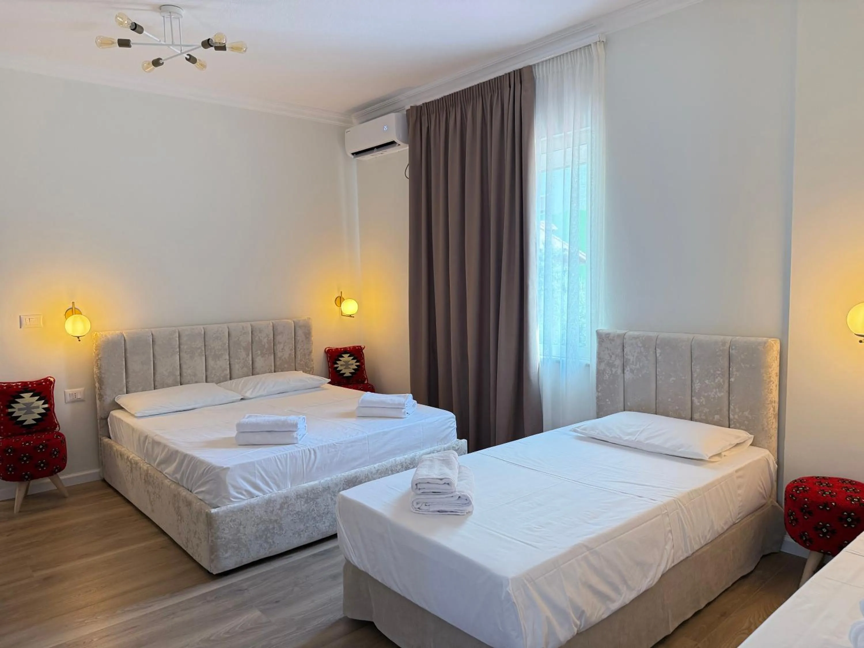 Bed in Museum Boutique Hotel Tirana