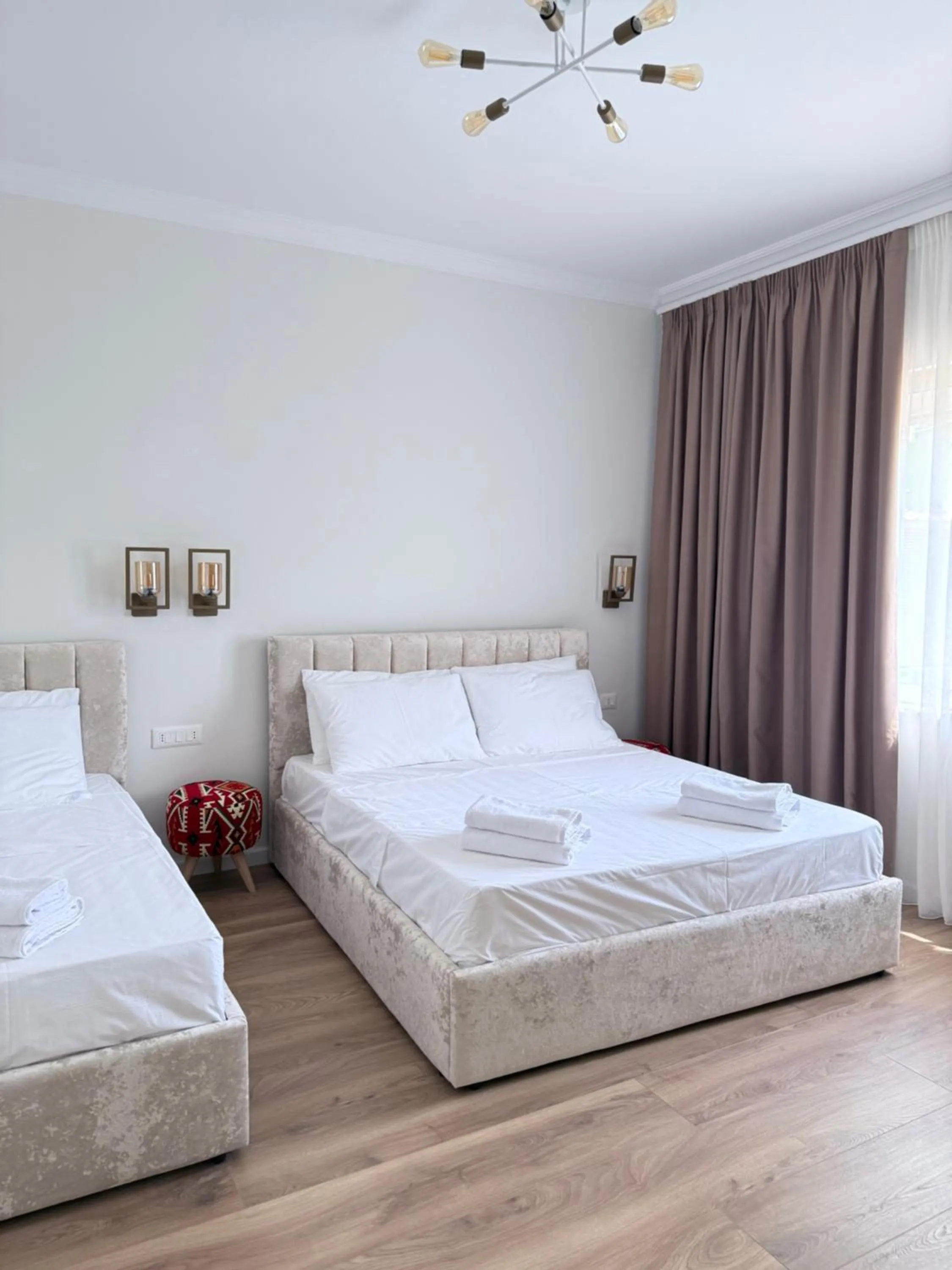Bed in Museum Boutique Hotel Tirana