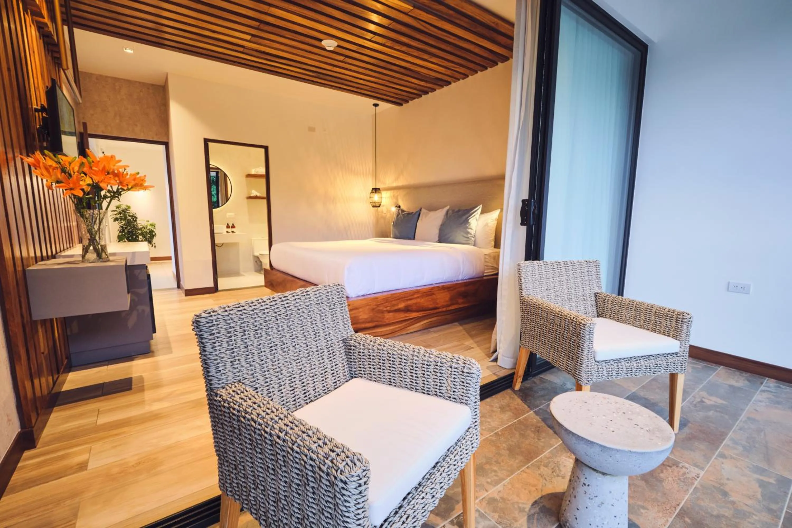 Bed in Ocotea Boutique Hotel