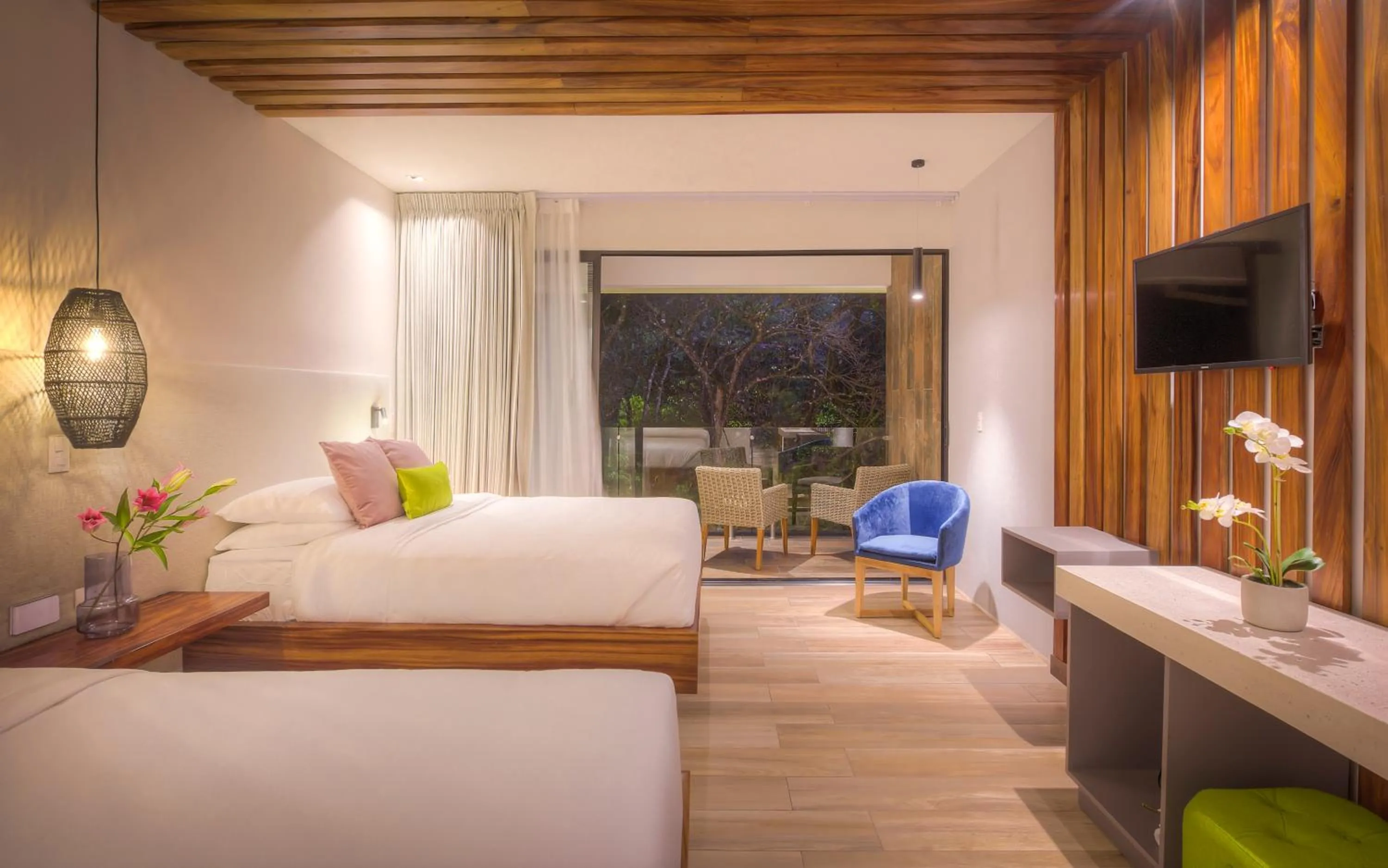 Bed in Ocotea Boutique Hotel