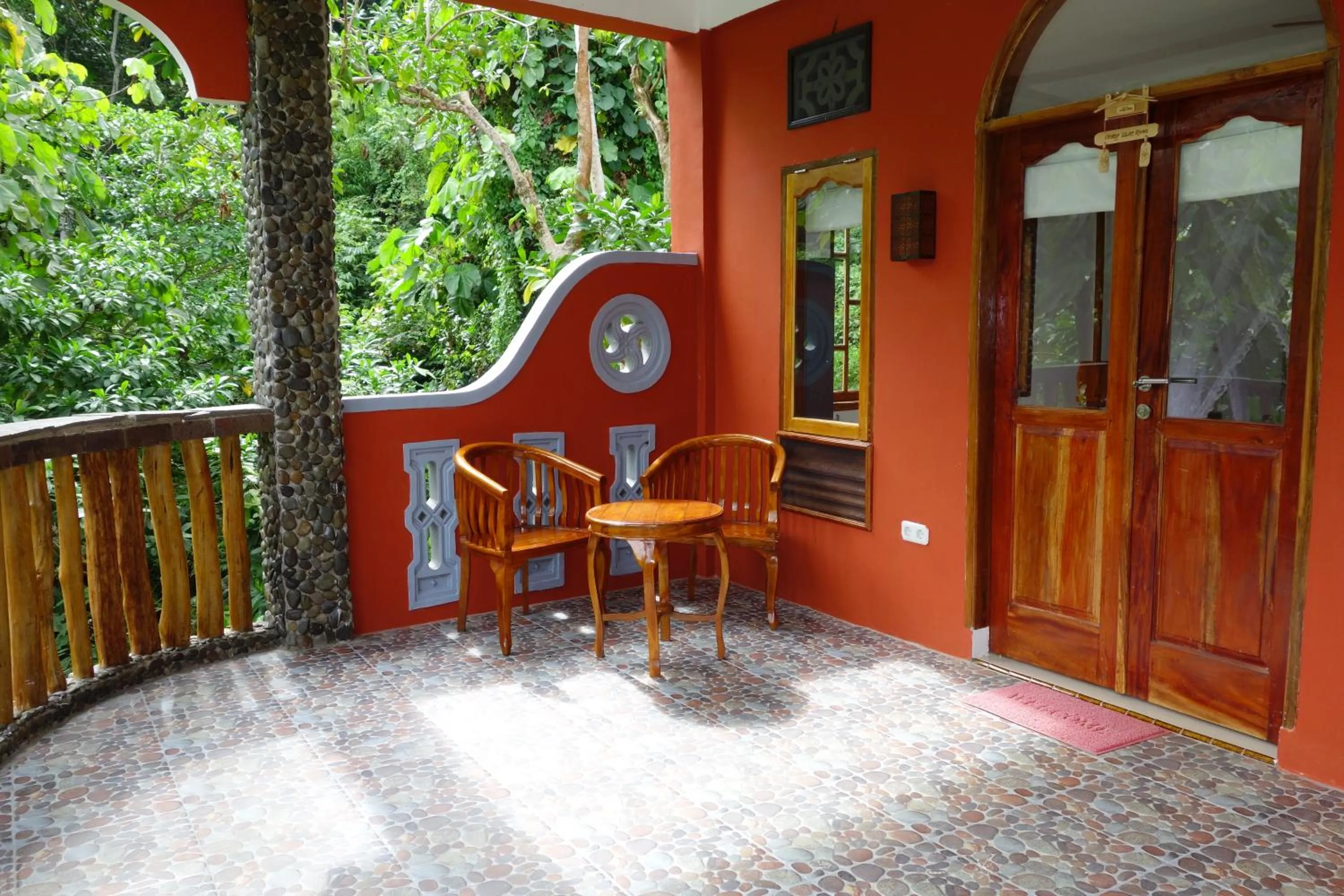 Balcony/Terrace in Hotel Orangutan