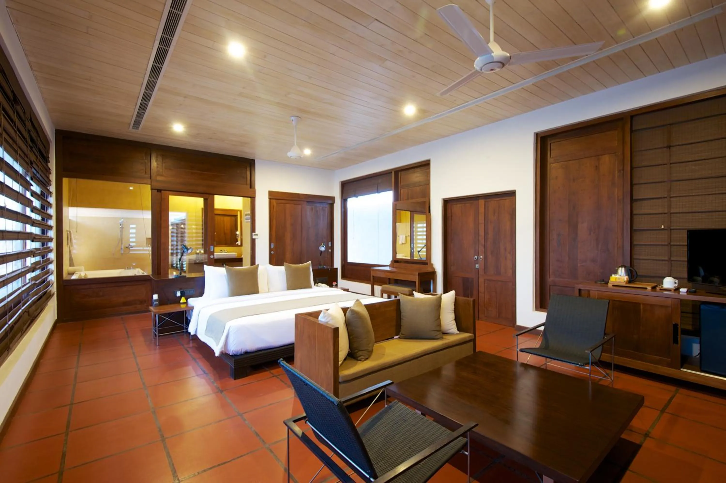 Bed in Jetwing Thalahena Villa