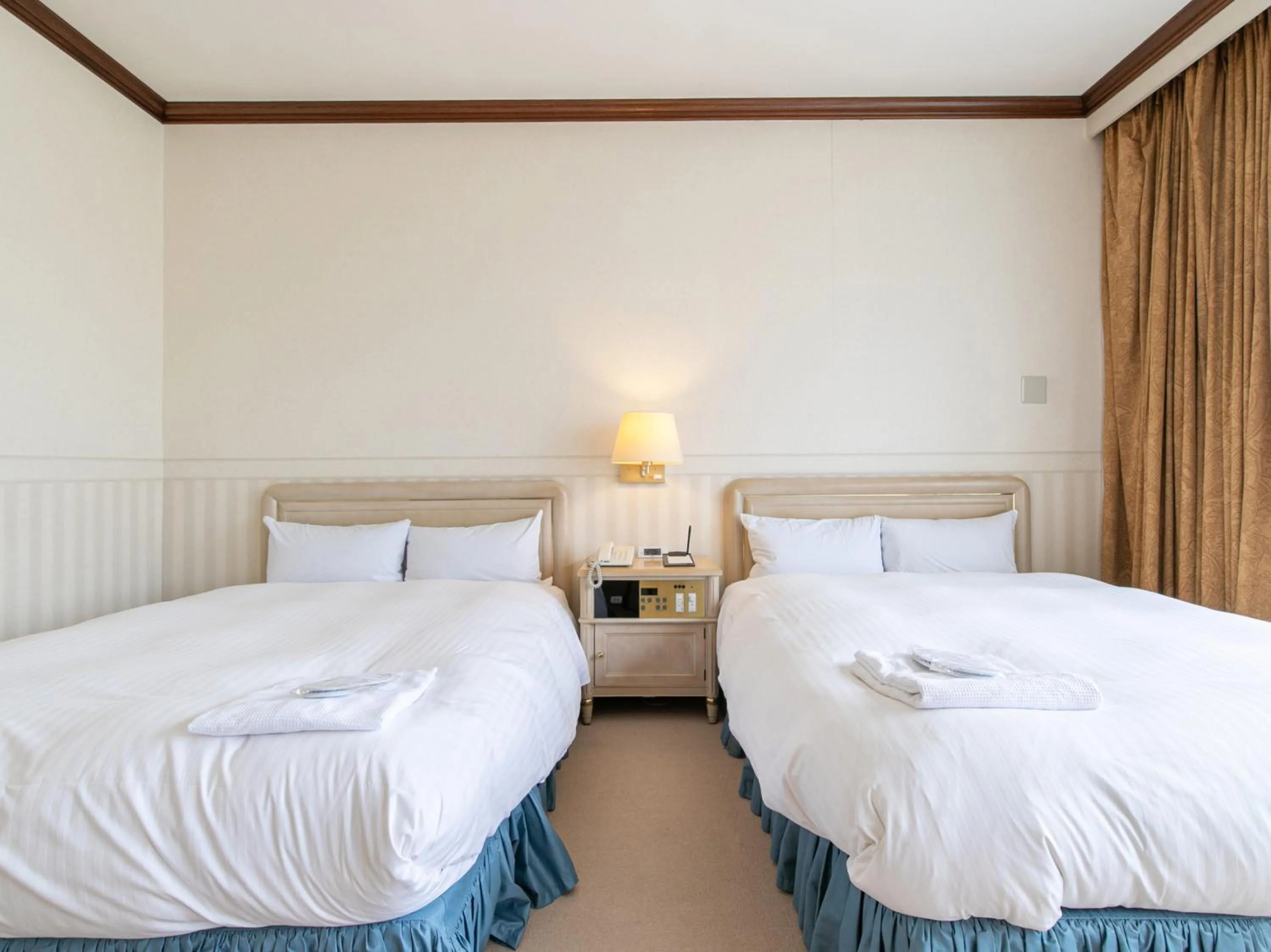 Bed in Victoria Inn Nagasaki