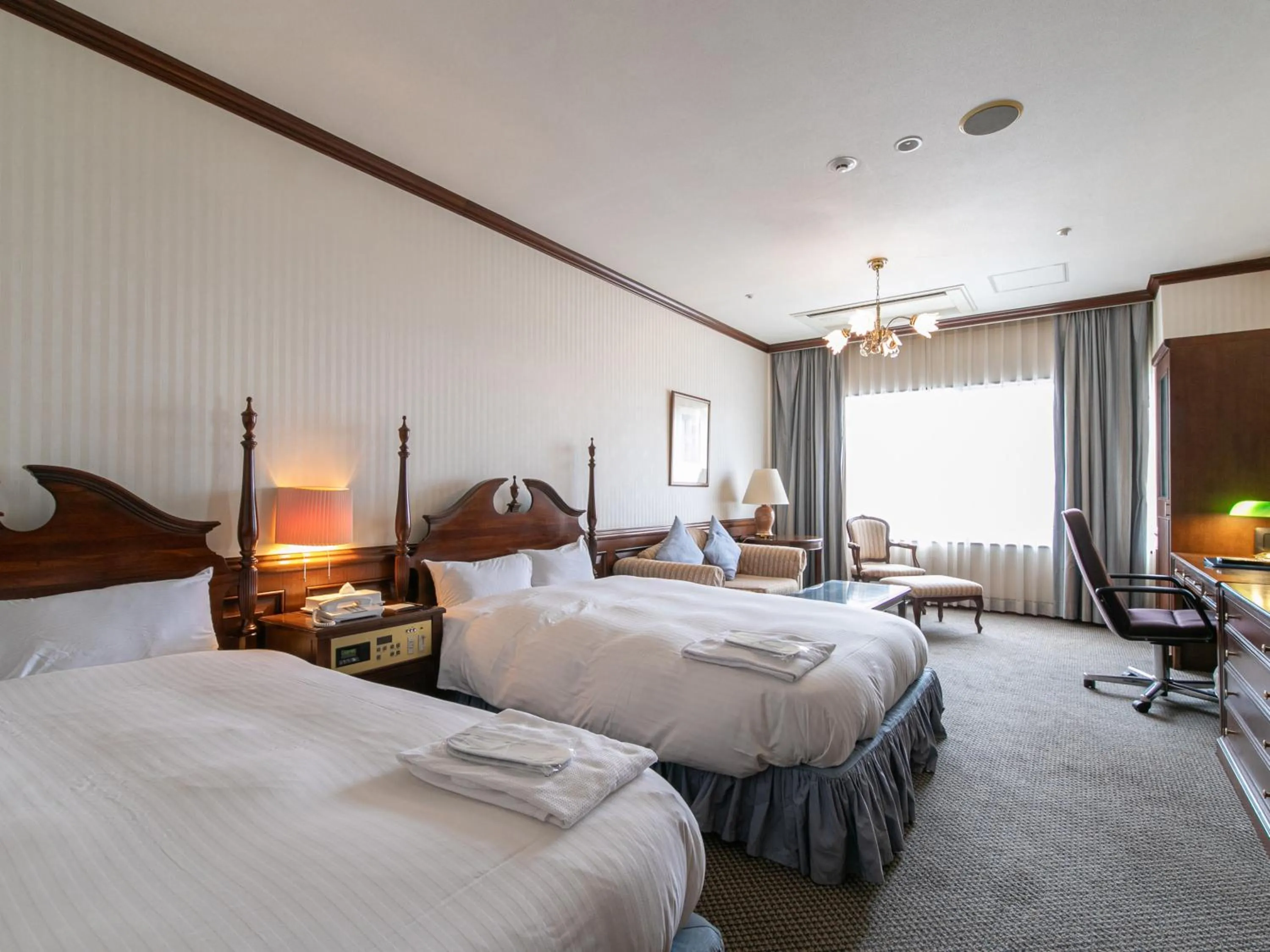 Bed in Victoria Inn Nagasaki