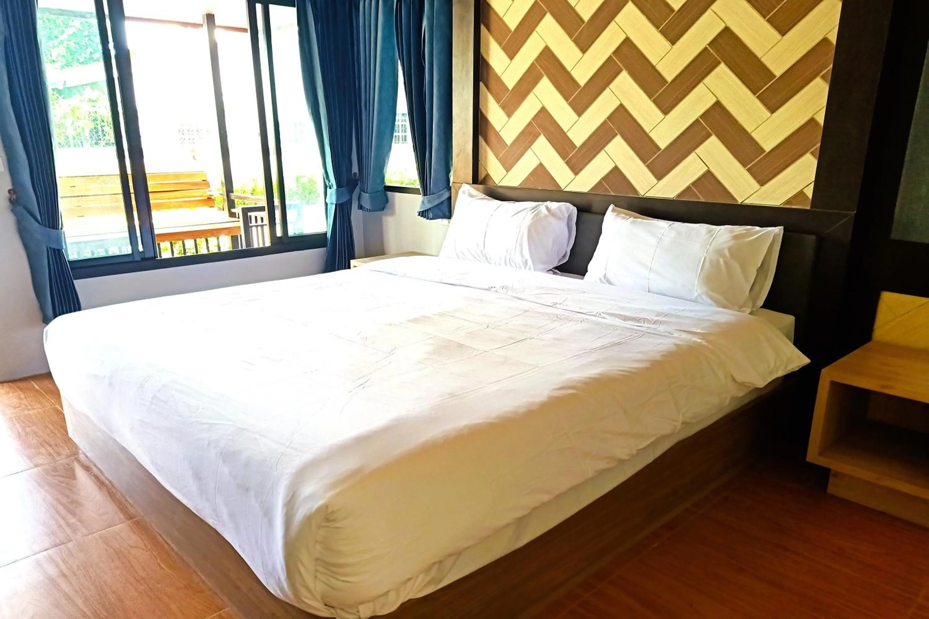 Bedroom, Bed in Resort Thalang