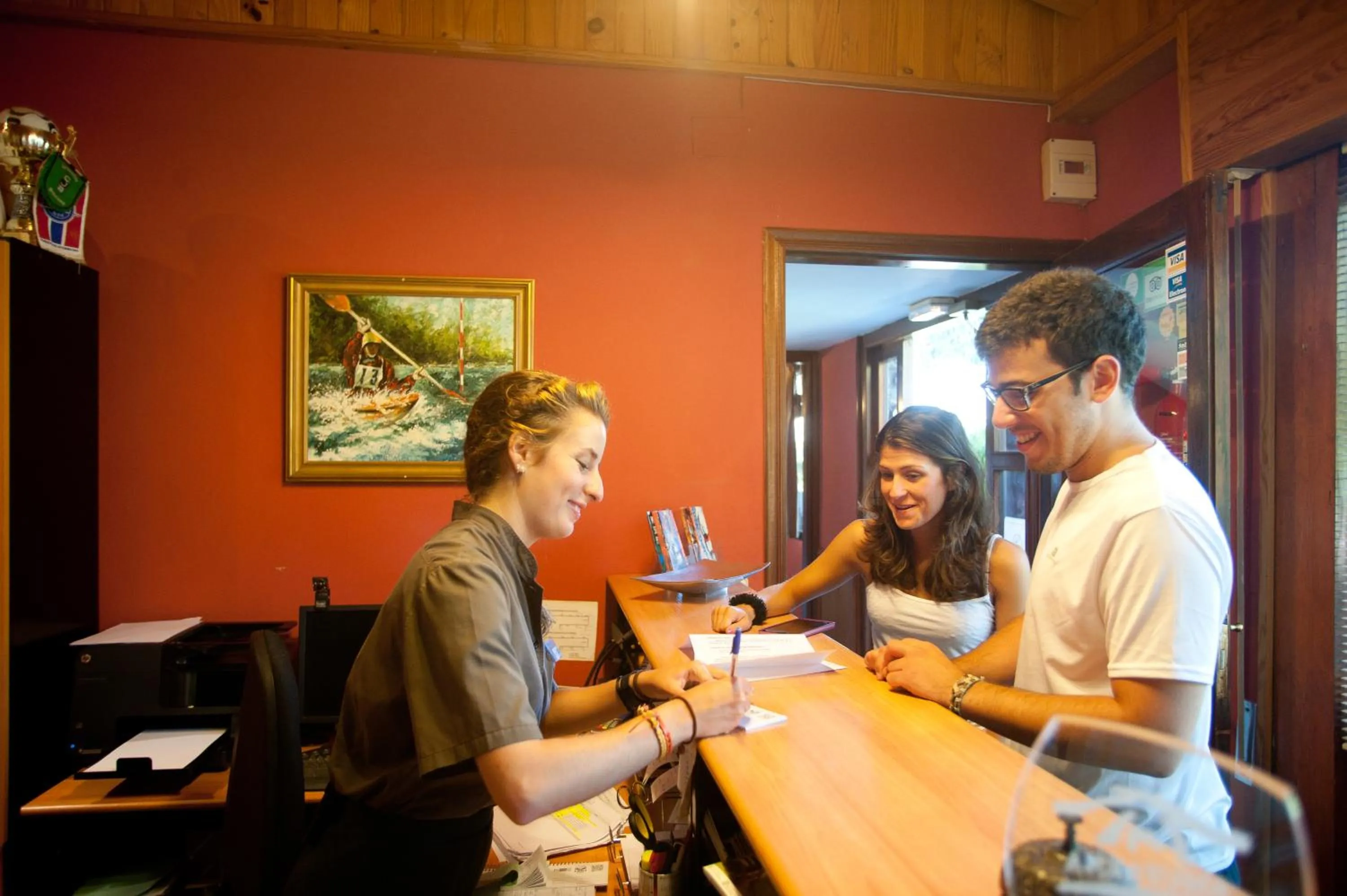 Lobby or reception in Hotel Florido