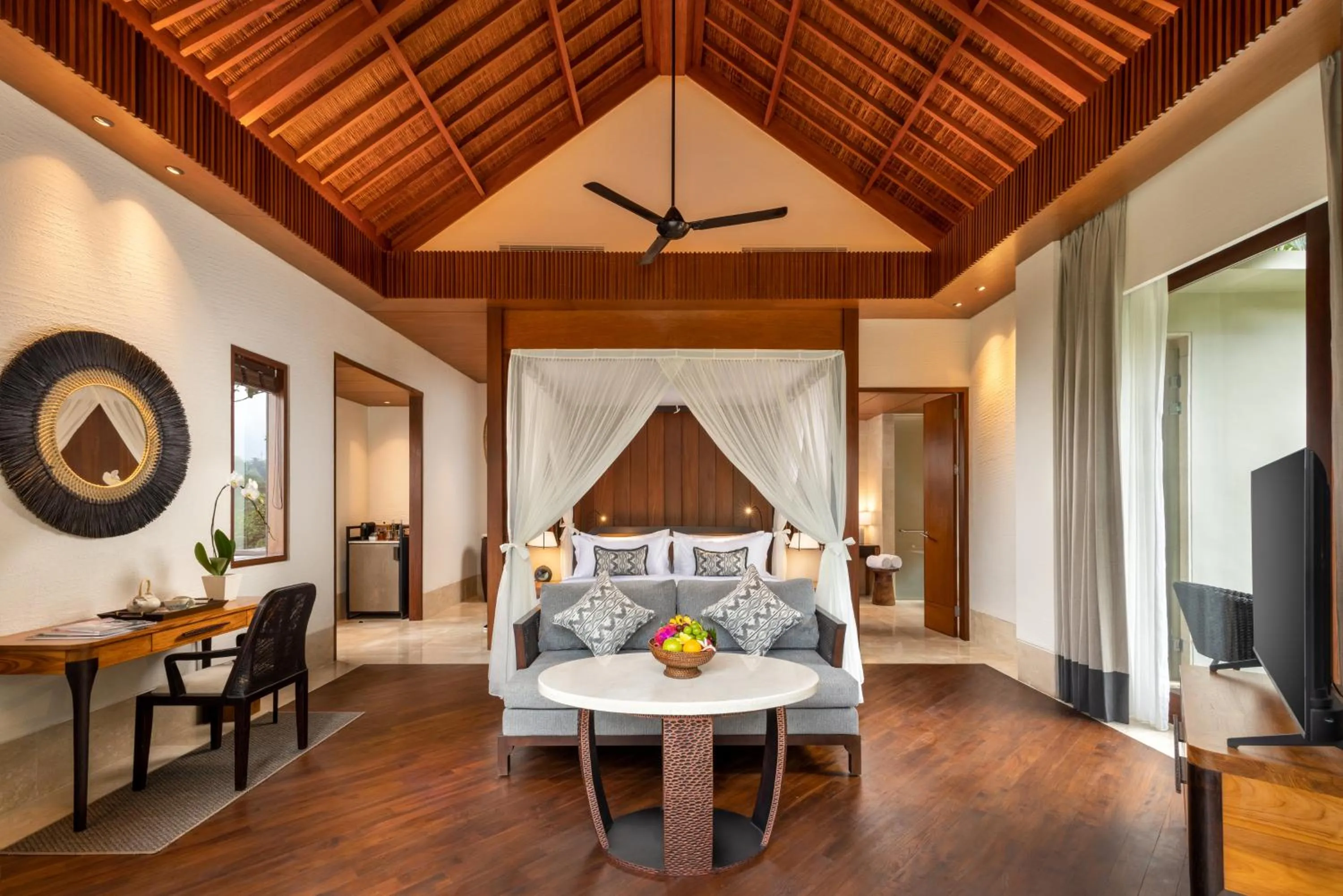Bed in Impiana Private Villas Ubud