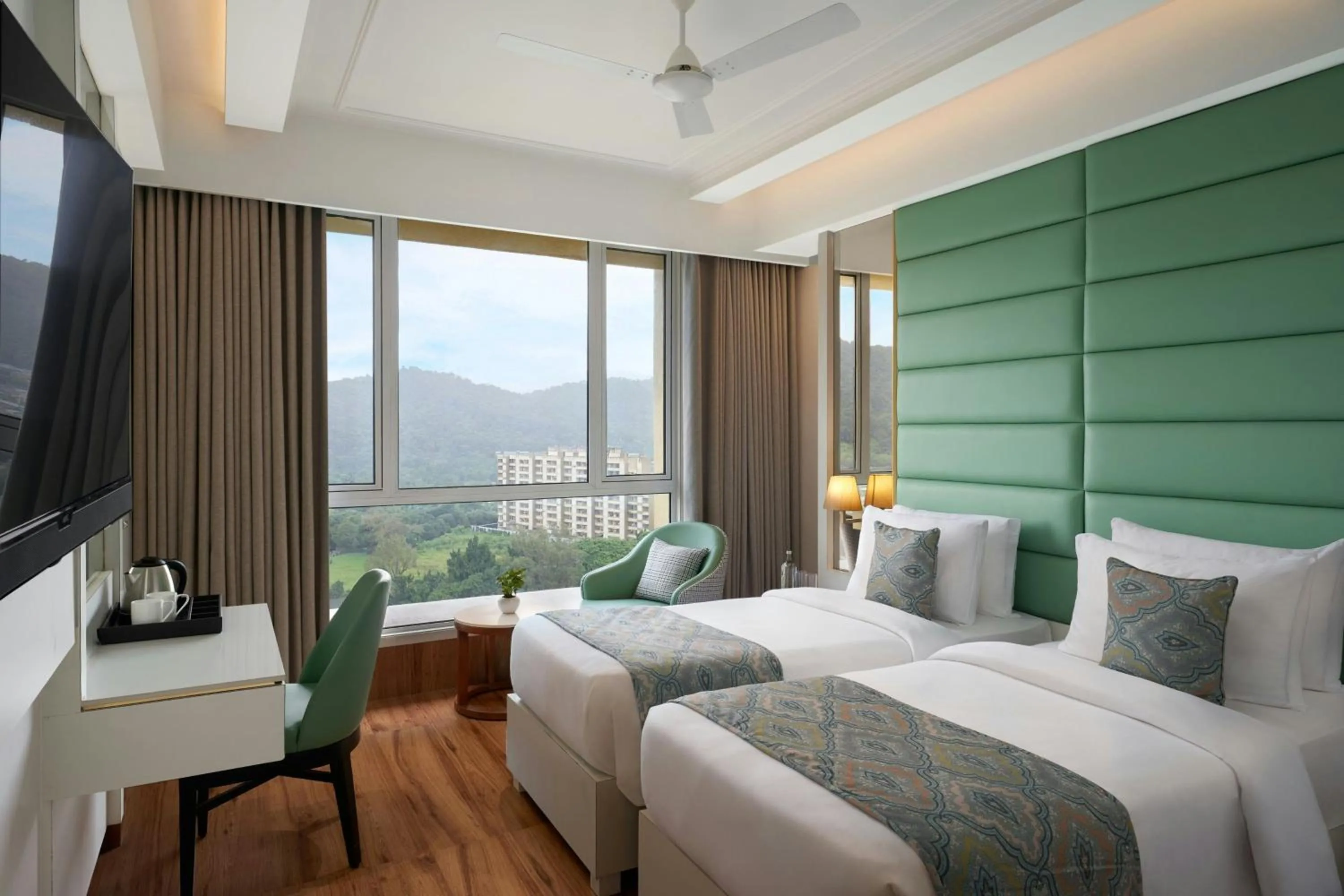 Photo of the whole room, Bed in The Fern Residency Mumbai, Mira Road, Series by Marriott