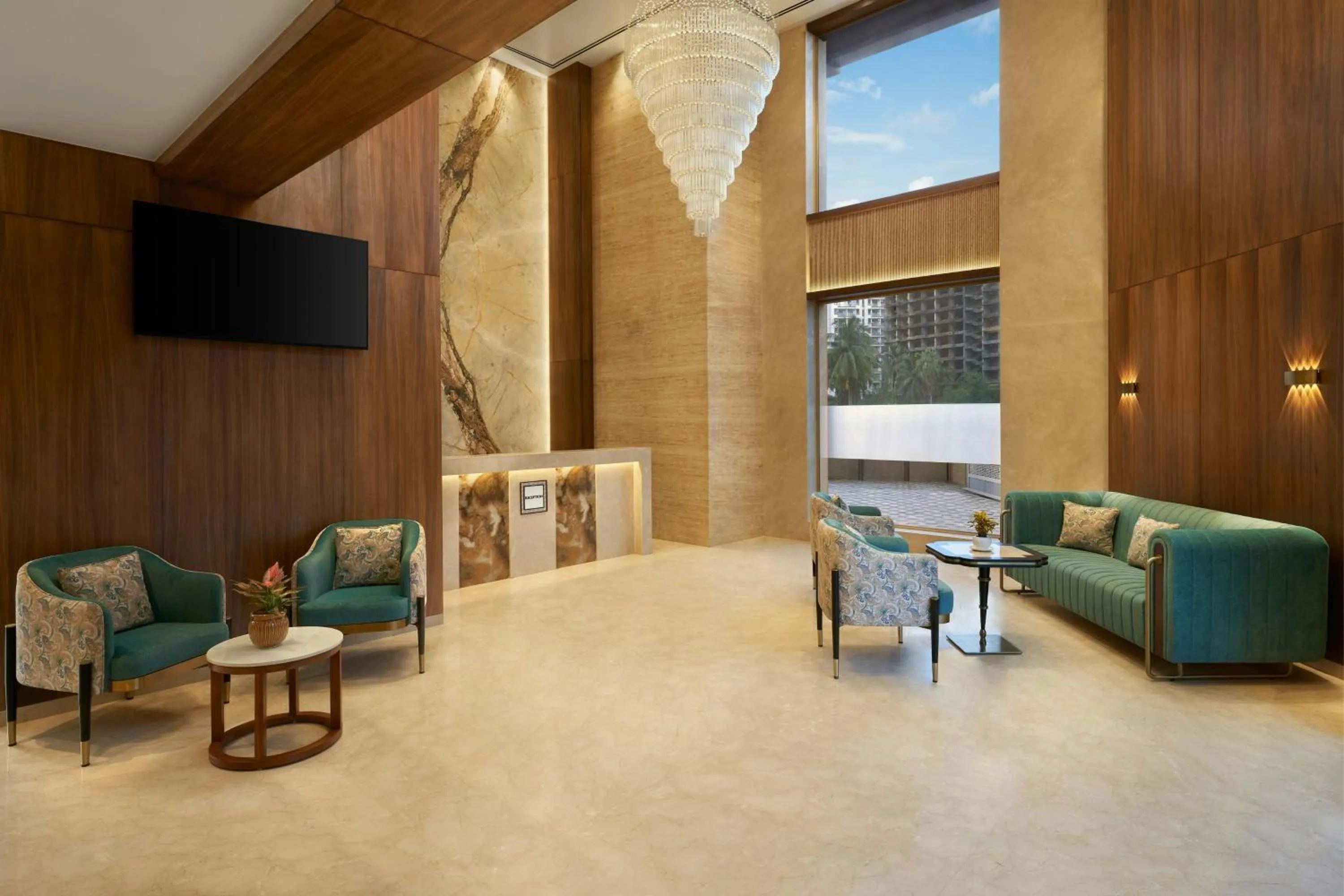 Lobby or reception in The Fern Residency Mumbai, Mira Road, Series by Marriott