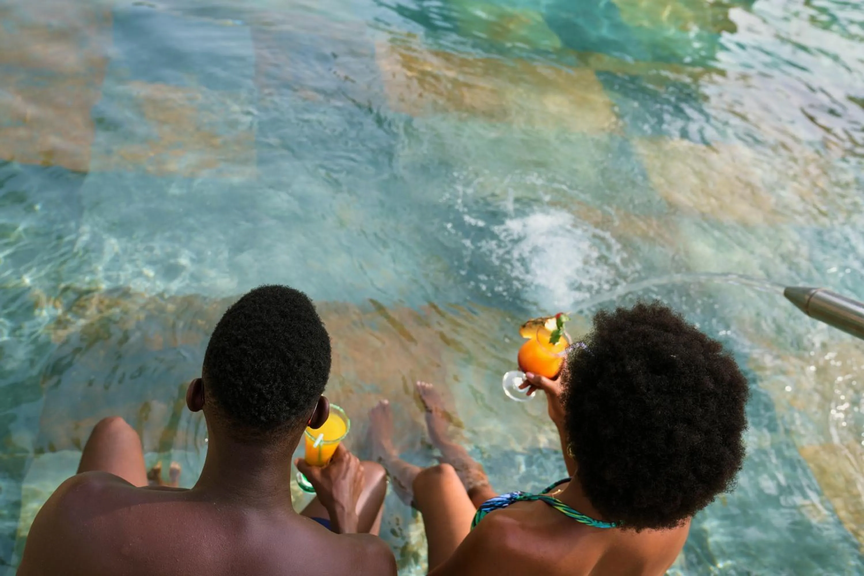Swimming pool in Dunia Hôtel Bissau
