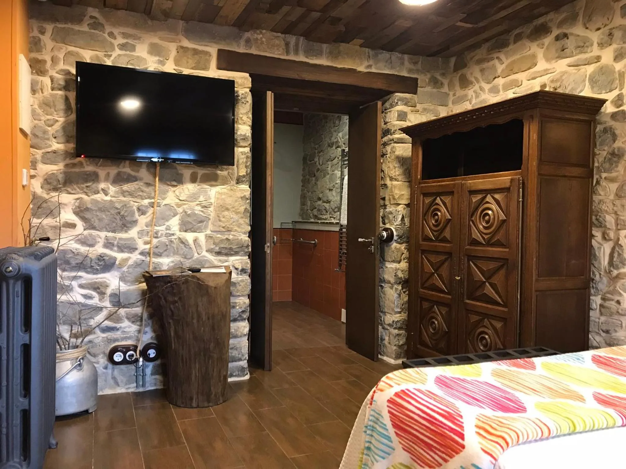 Bed in Casona de El Castañíu